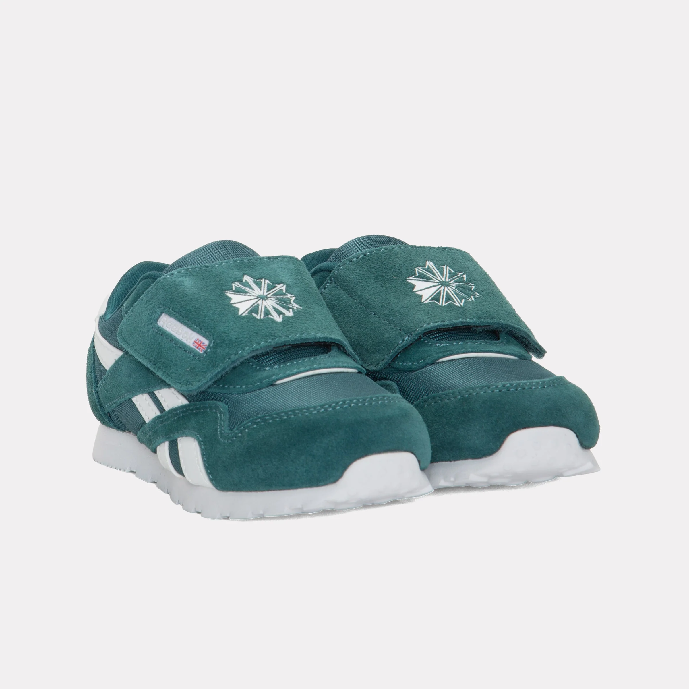 REEBOK FOOTWEAR KIDS Classic Nylon Shoes – Baby & Toddler METALGREEN/FTWRWHITE/METALGREE - Image 2