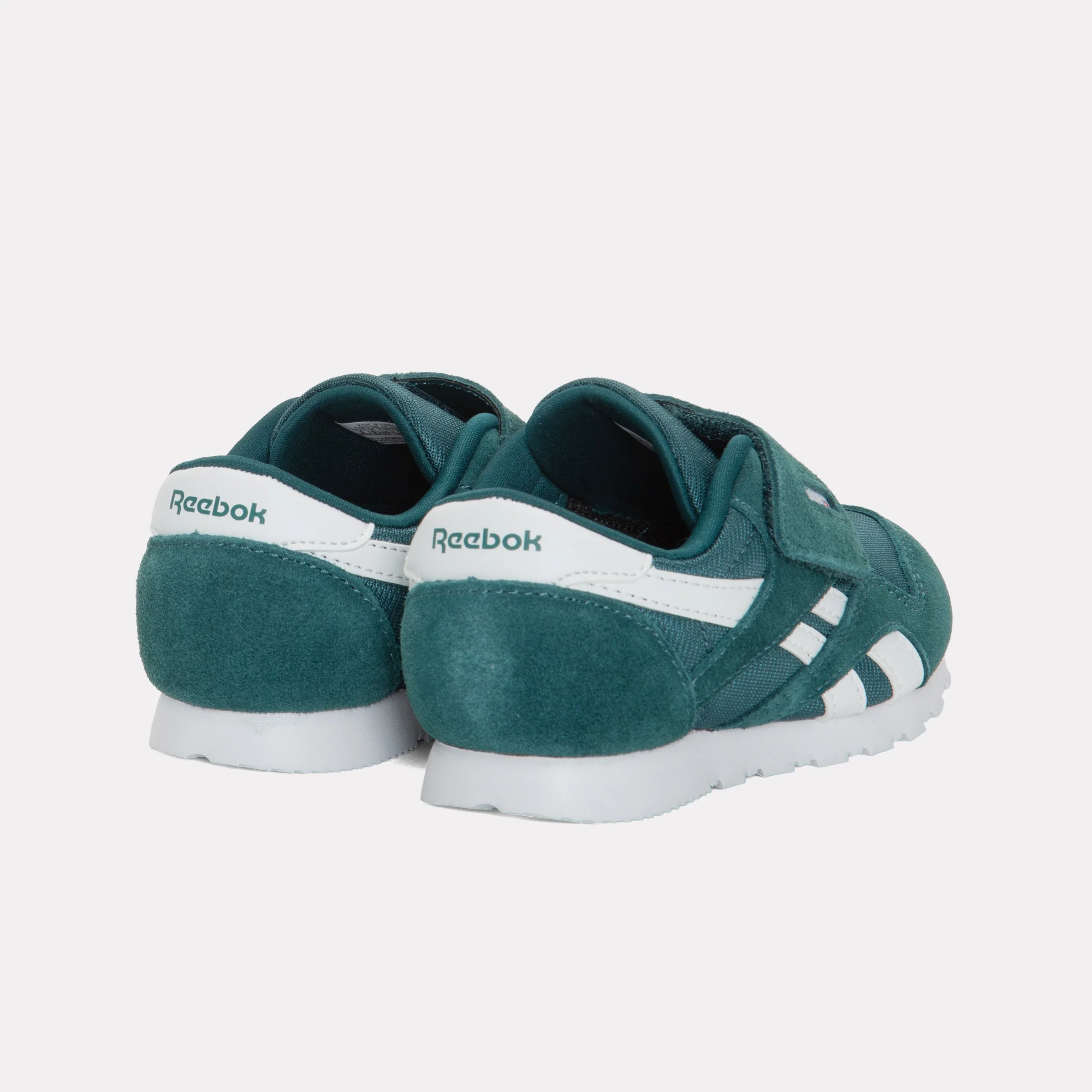 REEBOK FOOTWEAR KIDS Classic Nylon Shoes – Baby & Toddler METALGREEN/FTWRWHITE/METALGREE - Image 3