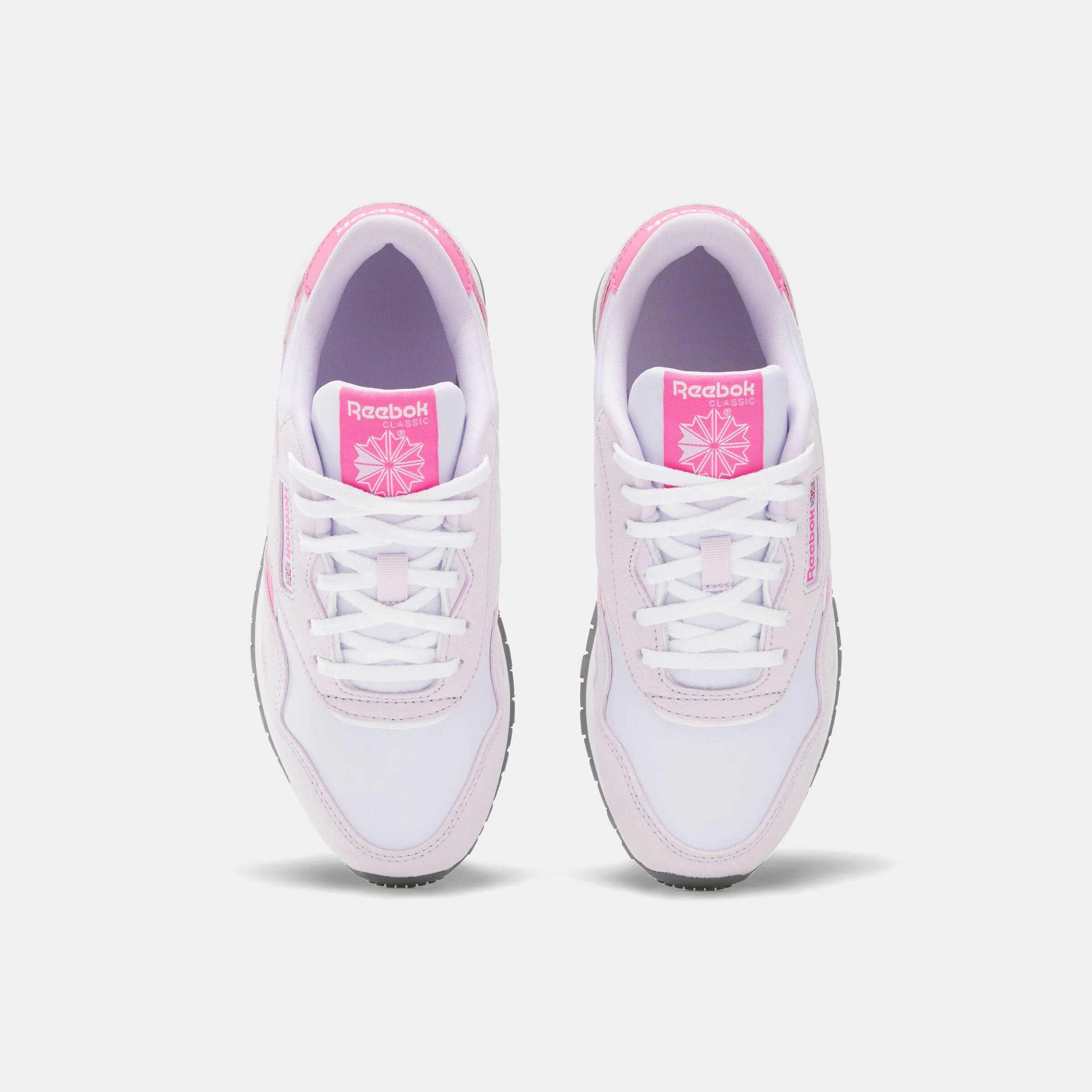 Reebok Footwear Kids Classic Nylon Shoes - Grade School DIGITAL GLEAM/TRUE PINK/WHITE - Image 5