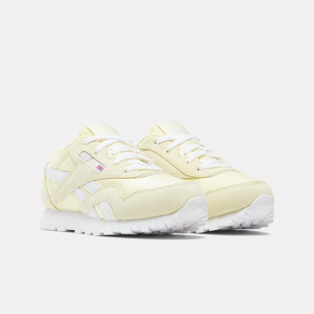 Reebok Footwear Kids Classic Nylon Shoes - Pre-School BLEACHEDYELLOW/WHITE - Image 2