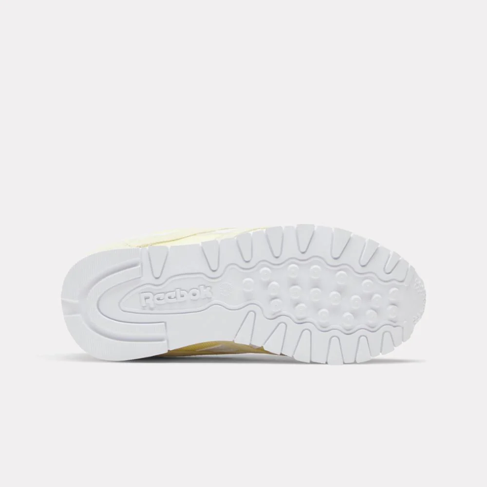 Reebok Footwear Kids Classic Nylon Shoes - Pre-School BLEACHEDYELLOW/WHITE - Image 4