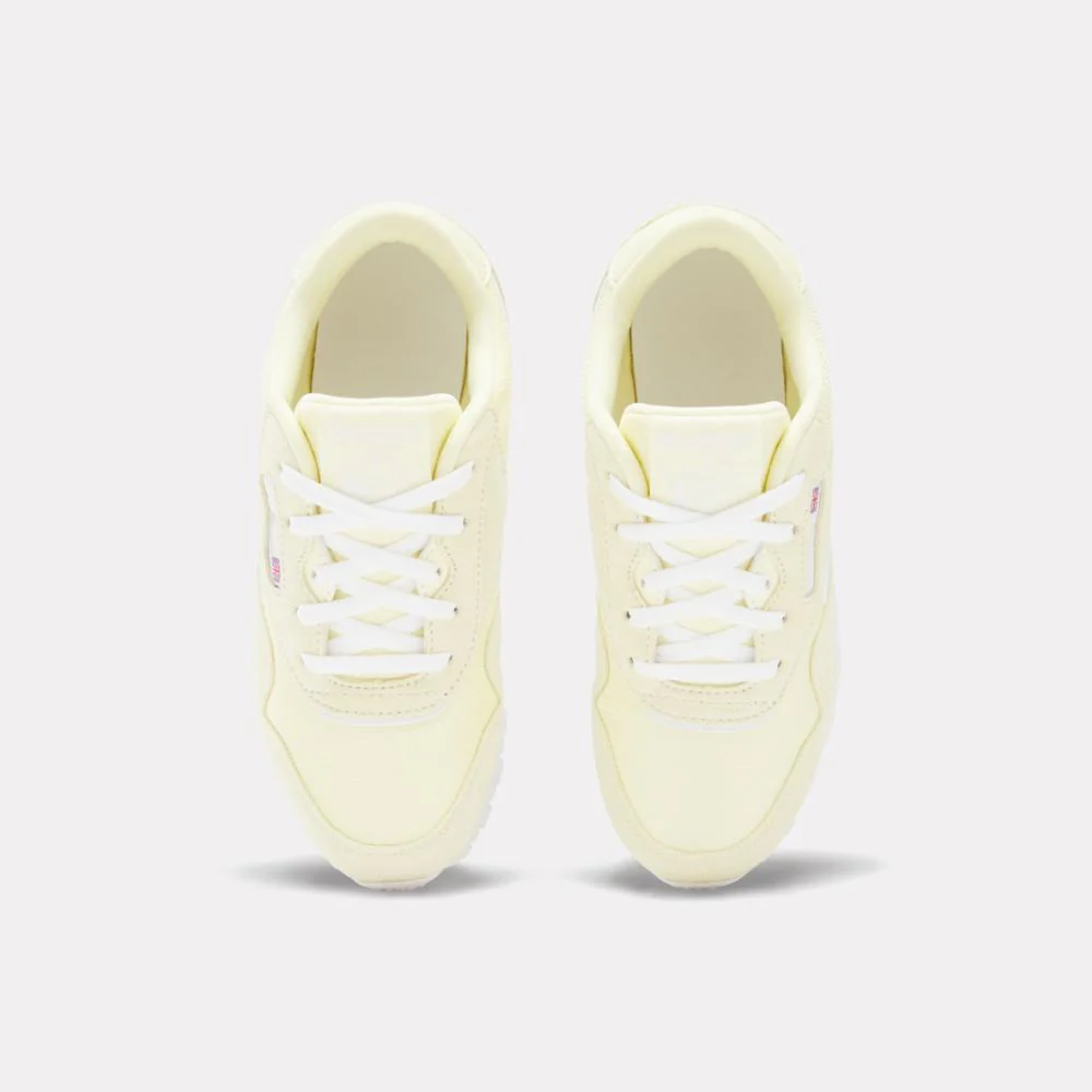 Reebok Footwear Kids Classic Nylon Shoes - Pre-School BLEACHEDYELLOW/WHITE - Image 5