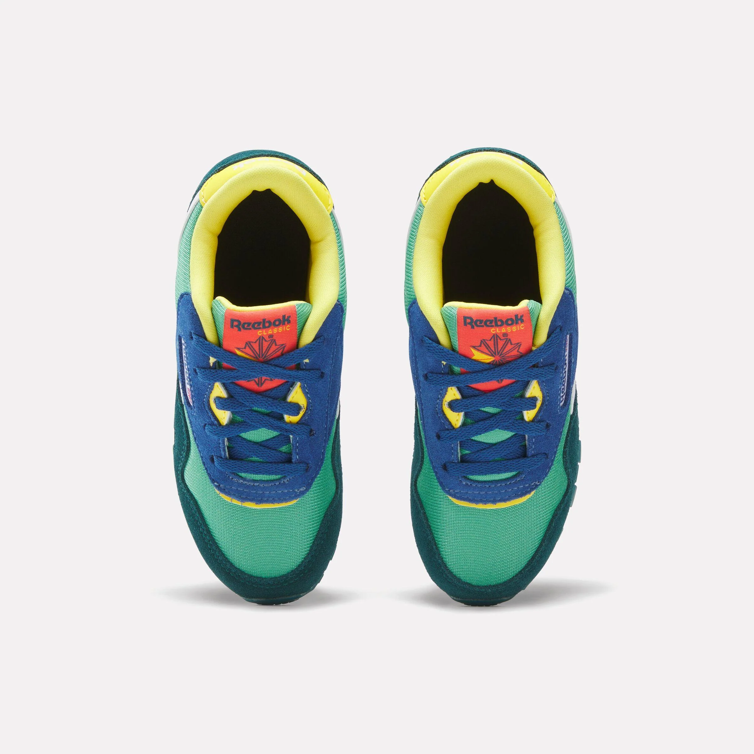 Reebok Footwear Kids Classic Nylon Shoes - Pre-School UPGRADEGREEN/RETROTEAL/TWILIGH - Image 5