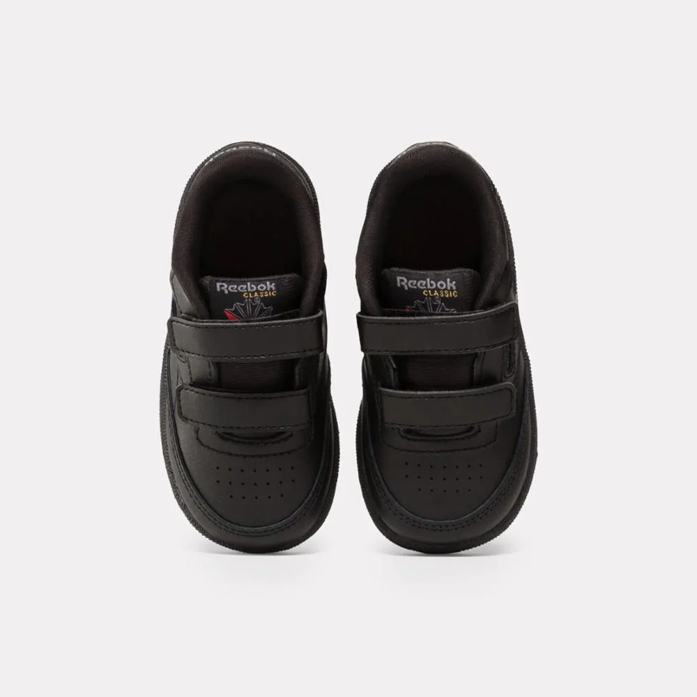 Reebok Footwear Kids Club C 2V 2.0 Shoes - Toddler CBLACK/CBLACK/PUGRY5 - Image 5