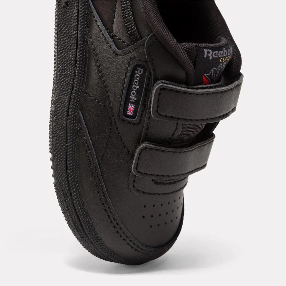 Reebok Footwear Kids Club C 2V 2.0 Shoes - Toddler CBLACK/CBLACK/PUGRY5 - Image 7