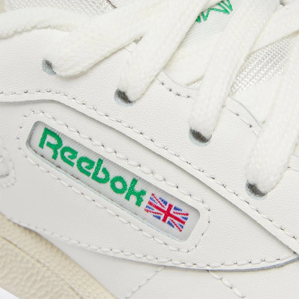 Reebok Footwear Kids Club C Shoes - Preschool CHALK/CHALK/GLEN GREEN - Image 7
