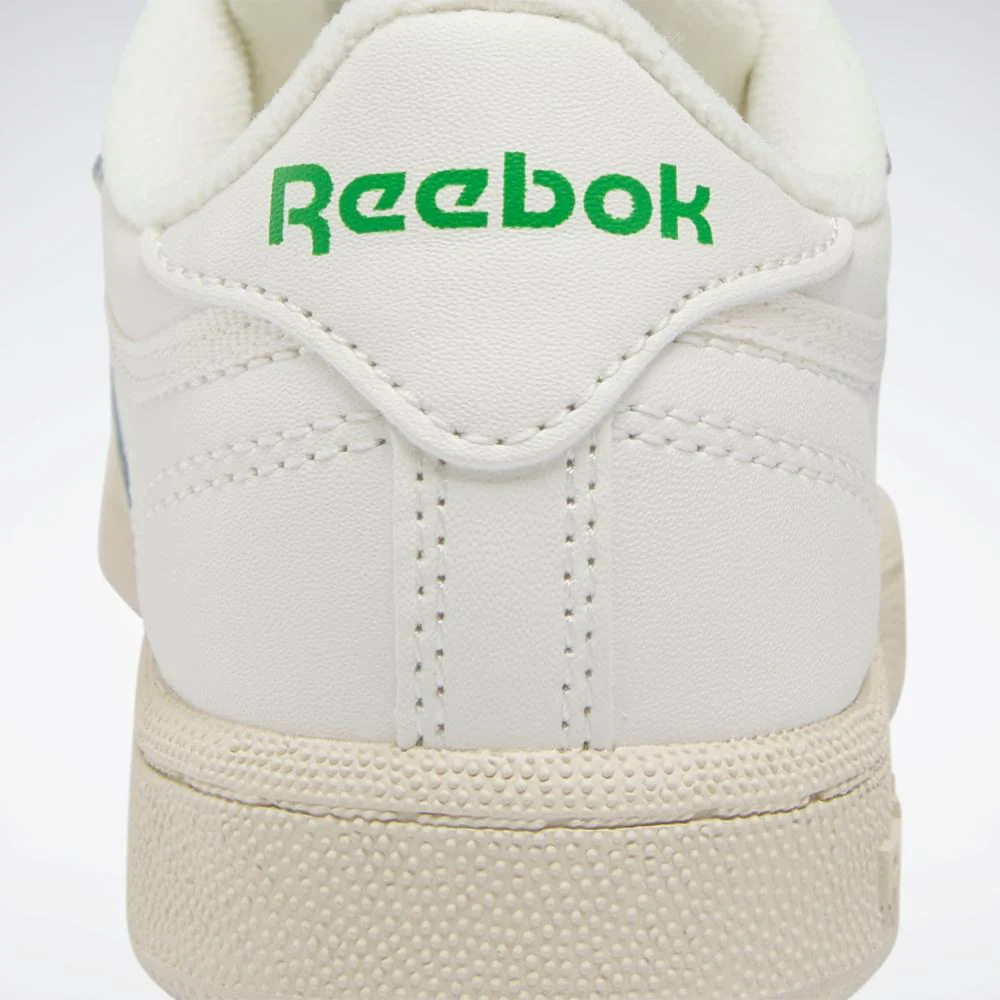 Reebok Footwear Kids Club C Shoes - Preschool CHALK/CHALK/GLEN GREEN - Image 8