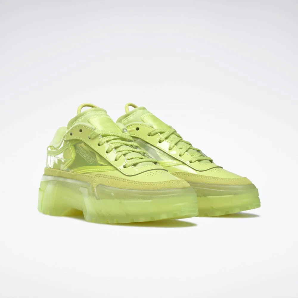 Reebok Footwear Kids CLUB C CARDI HIGH VIS GREEN/HIGH VIS GREEN/ - Image 3