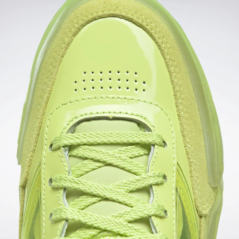 Reebok Footwear Kids CLUB C CARDI HIGH VIS GREEN/HIGH VIS GREEN/ - Image 8