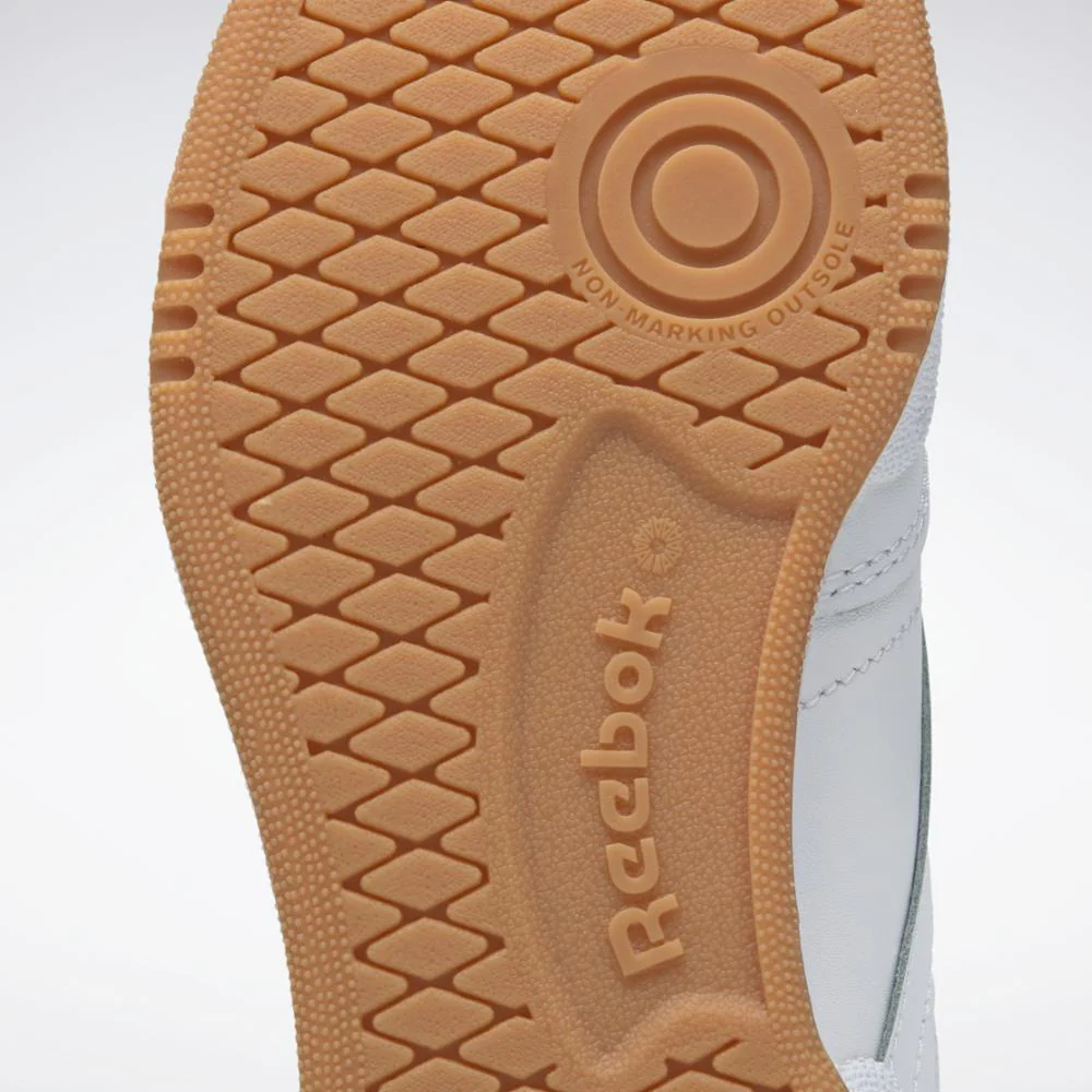 Reebok Footwear Kids CLUB C JUNIOR WHT/GUM-INT - Image 8