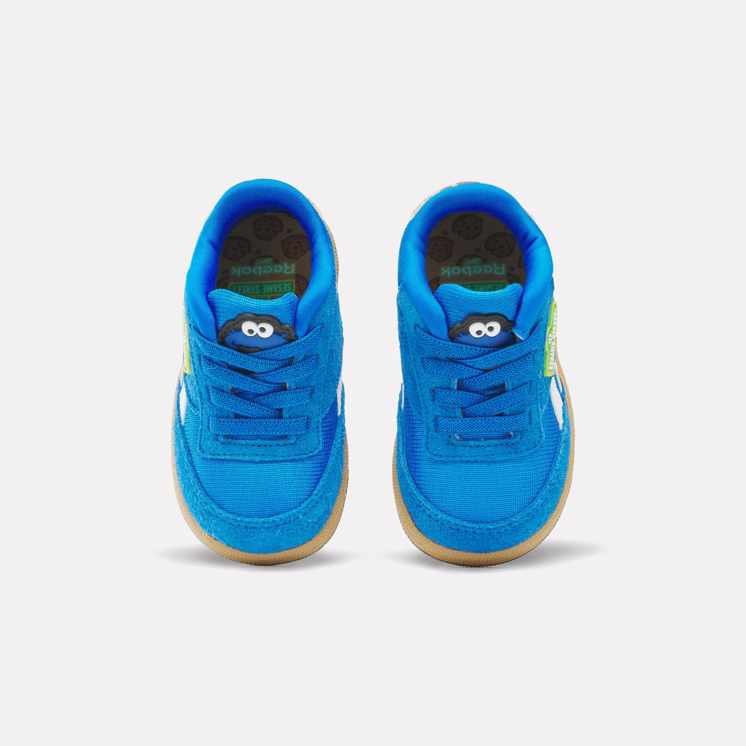 Reebok Footwear Kids Club C Revenge Sesame Street Shoes - Baby & Toddler BLUE/WHITE/BLUE - Image 6