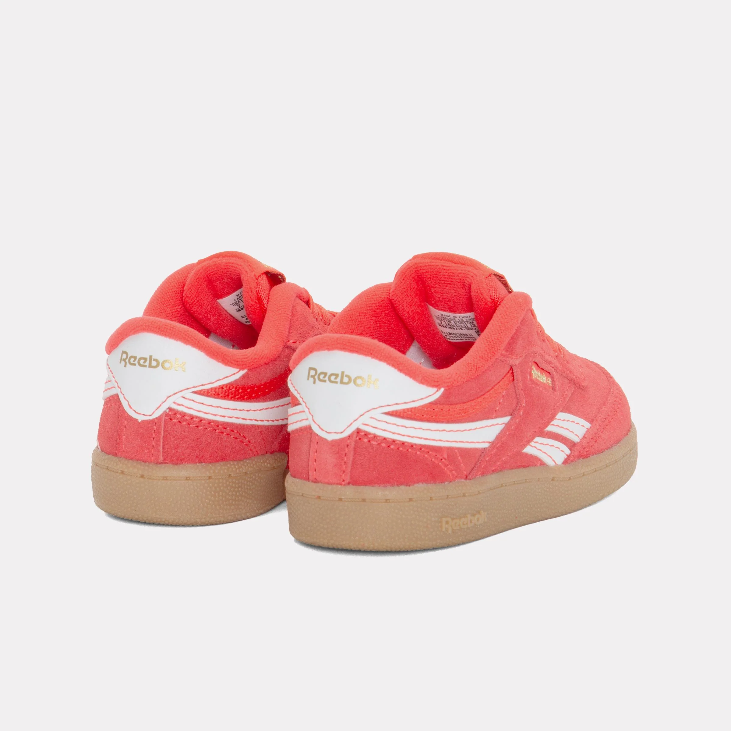 Reebok Footwear Kids Club C Revenge Shoes – Baby & Toddler ENERGYRED/FTWRWHITE/GOLDMET - Image 3