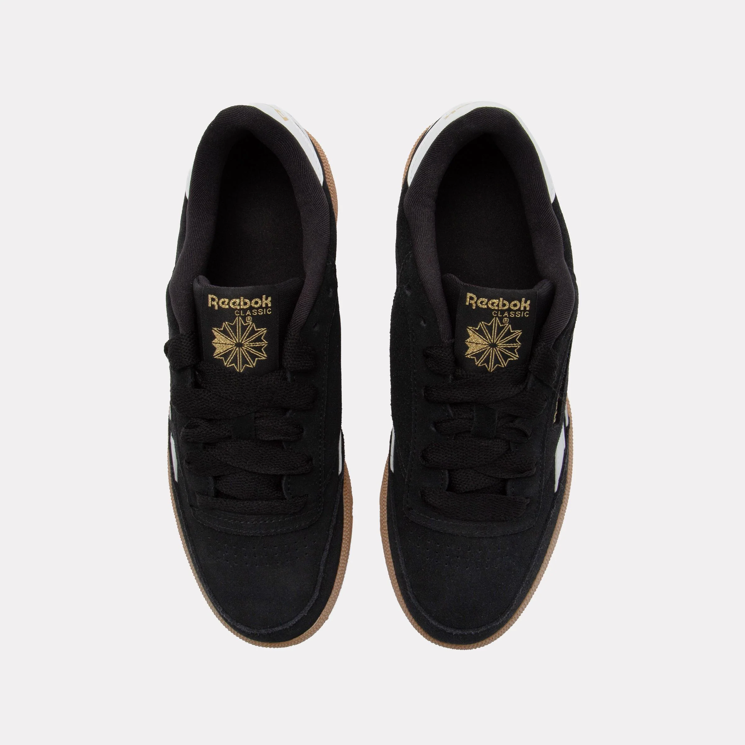 Reebok Footwear Kids Club C Revenge Shoes - Grade School BLACK/WHITE/GOLD - Image 5