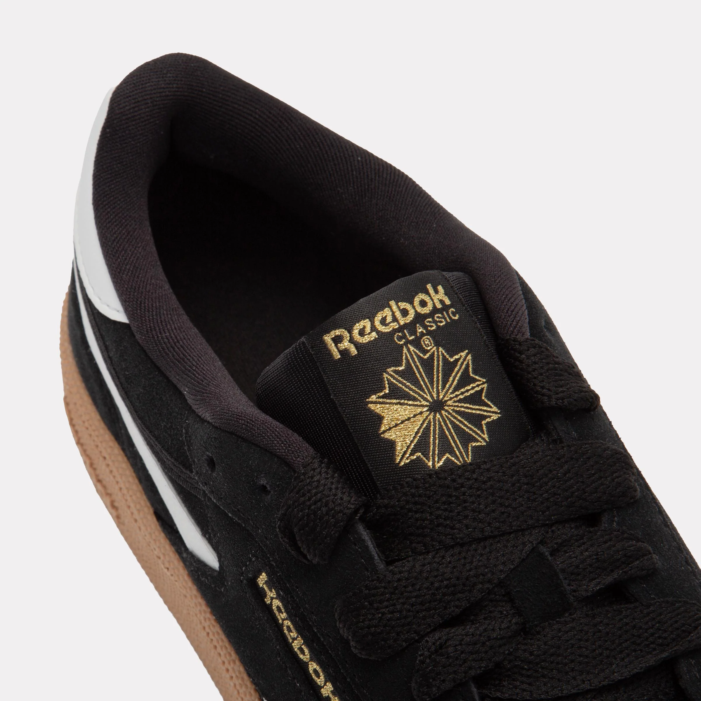 Reebok Footwear Kids Club C Revenge Shoes - Grade School BLACK/WHITE/GOLD - Image 6