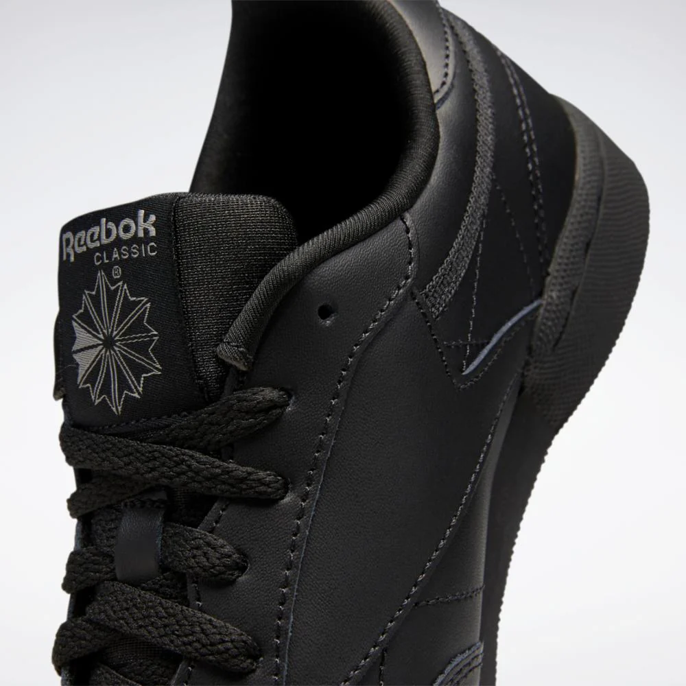 Reebok Footwear Kids Club C Shoes - Grade School BLACK/CHARCOAL - Image 7