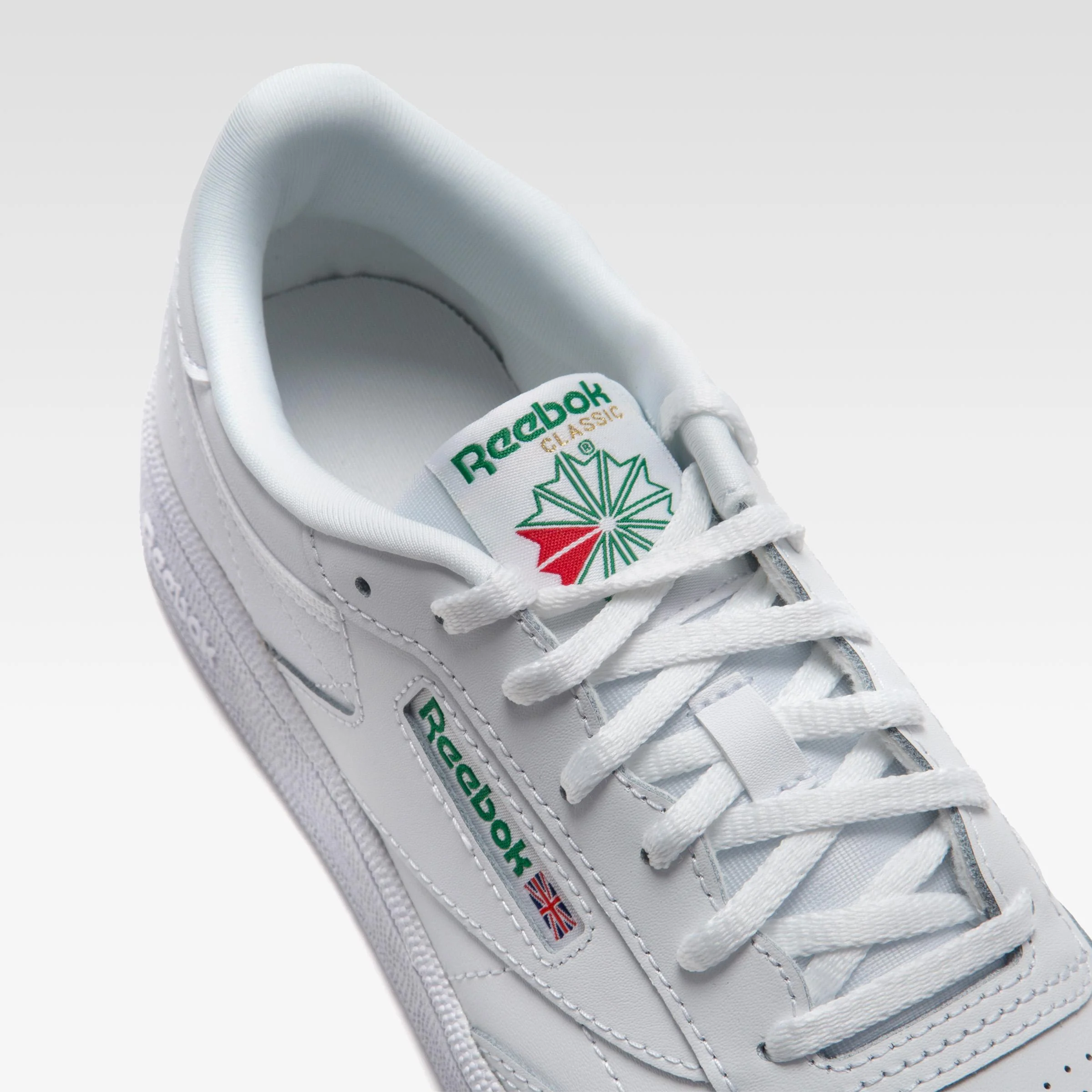 Reebok Footwear Kids Club C Shoes – Grade School WHITE/GLEGRN/VECBLU - Image 6