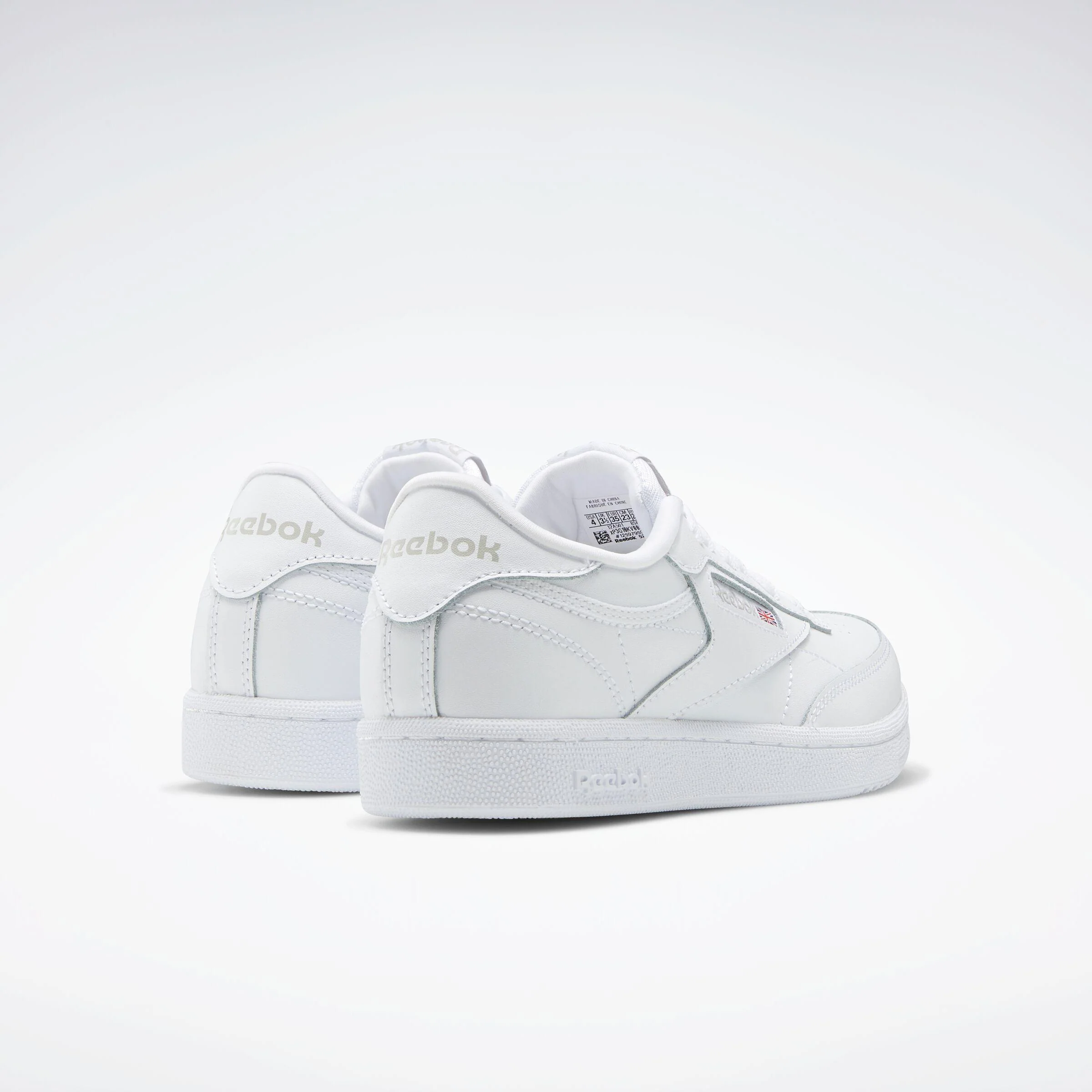 Reebok Footwear Kids Club C Shoes - Grade School WHITE/SHEER GREY-INT - Image 3