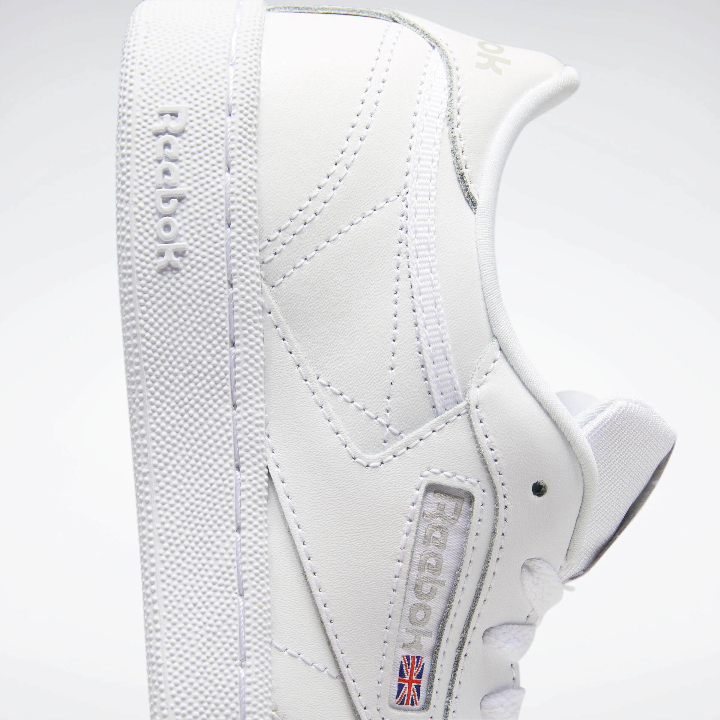 Reebok Footwear Kids Club C Shoes - Grade School WHITE/SHEER GREY-INT - Image 6