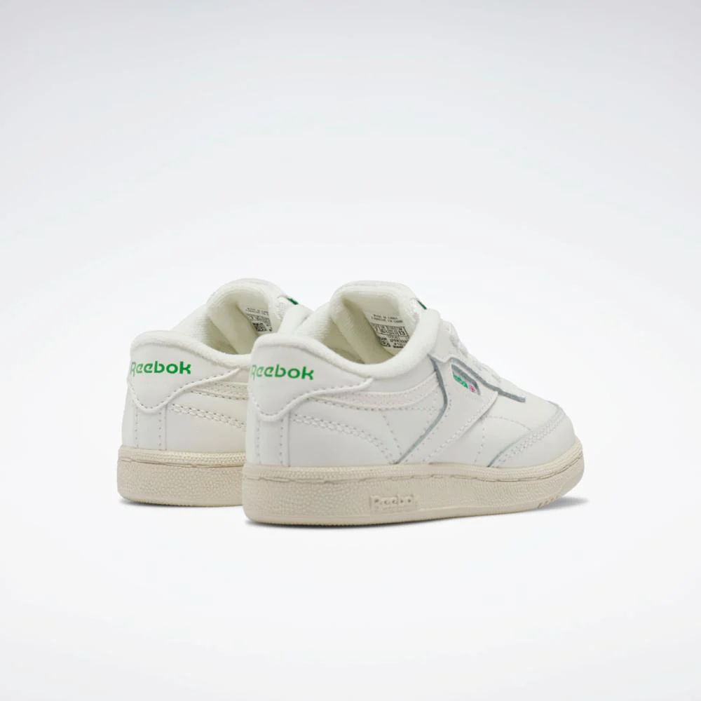 Reebok Footwear Kids Club C Shoes - Toddler CHALK/CHALK/GLEGRN - Image 4