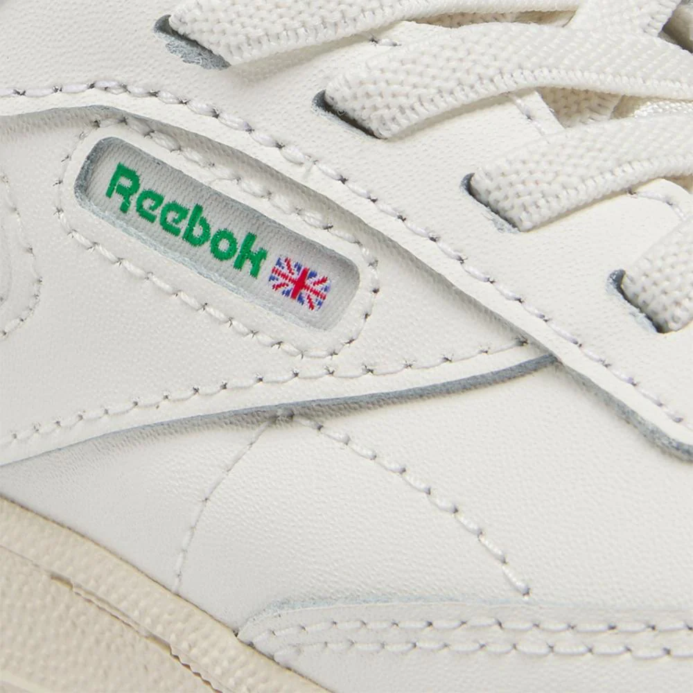 Reebok Footwear Kids Club C Shoes - Toddler CHALK/CHALK/GLEGRN - Image 7