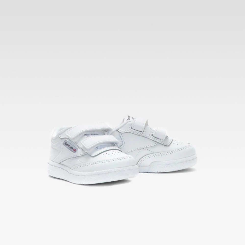 Reebok Footwear Kids Club C Shoes - Toddler FTWWHT/FTWWHT/PUGRY5 - Image 3