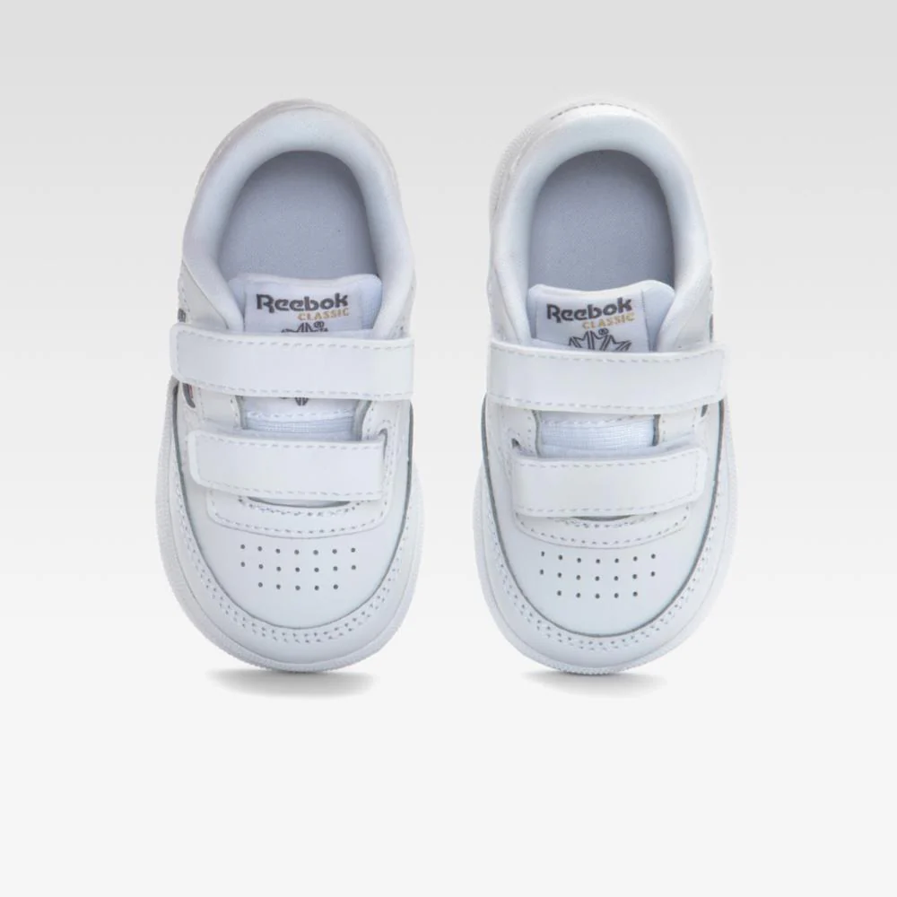 Reebok Footwear Kids Club C Shoes - Toddler FTWWHT/FTWWHT/PUGRY5 - Image 5