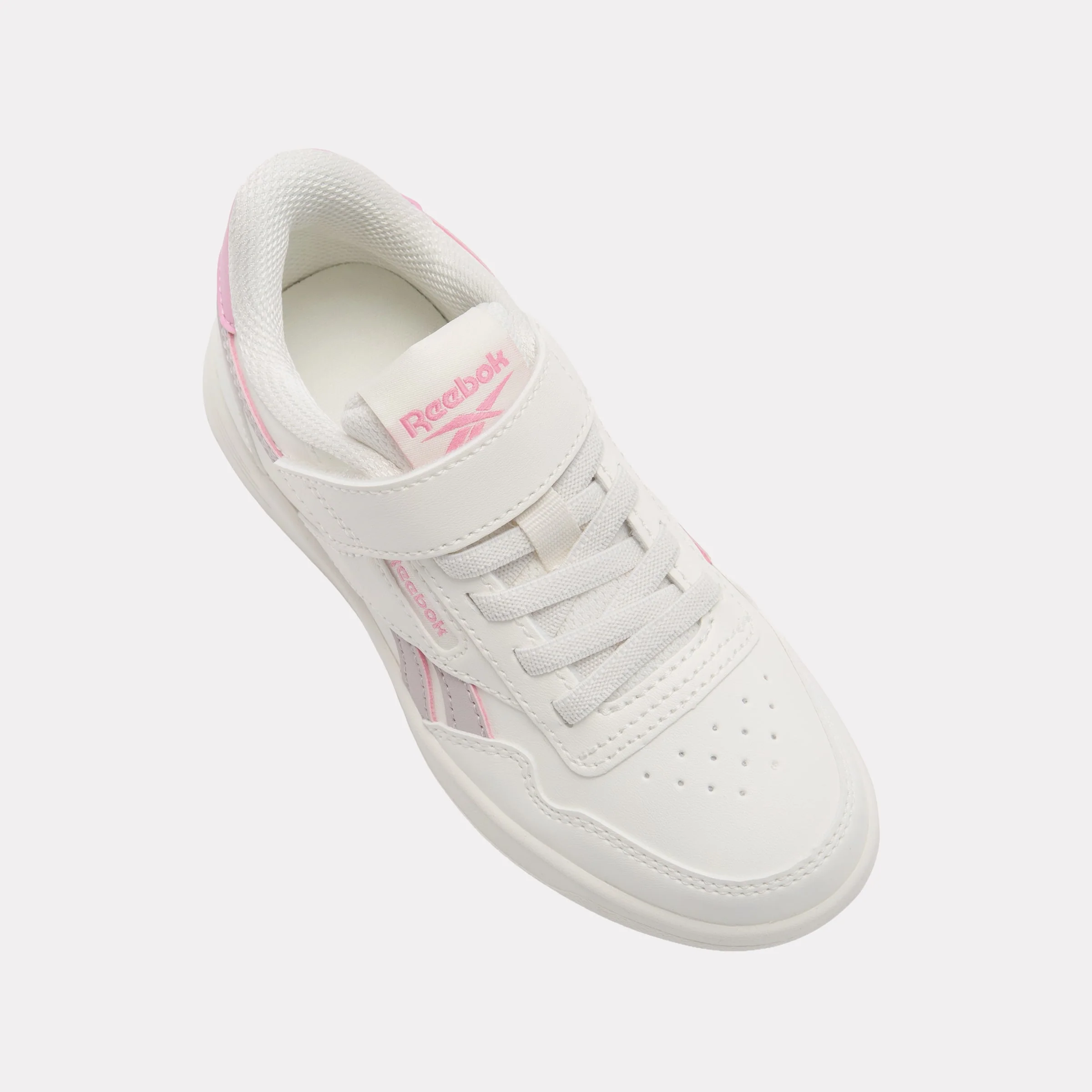 REEBOK FOOTWEAR KIDS Court Advance Shoes – Pre-School CHALK/MUTEDMAUVE/PLAYFULPINK - Image 6