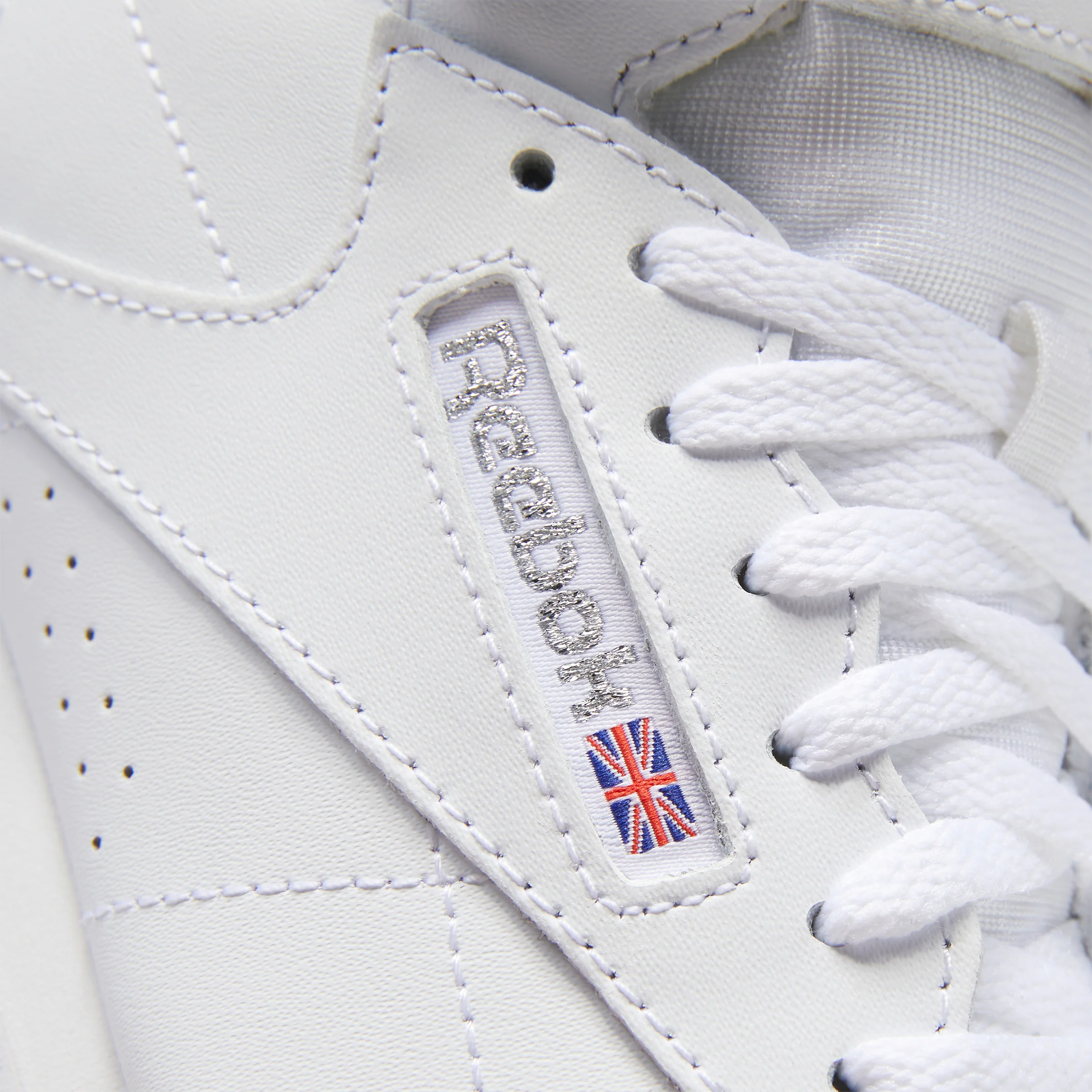 Reebok Footwear Kids Ex-O-Fit Hi Junior White/Silver - Image 6