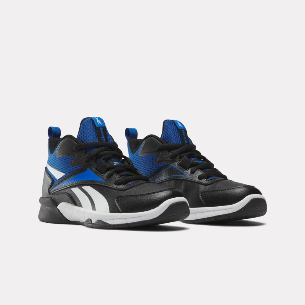 Reebok Footwear Kids More Buckets Shoes - Preschool CBLACK/VECBLU/FTWWHT - Image 2