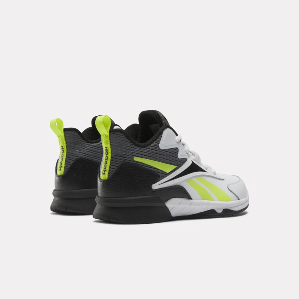 Reebok Footwear Kids More Buckets Shoes - Preschool FTWWHT/ACIYEL/CBLACK - Image 3