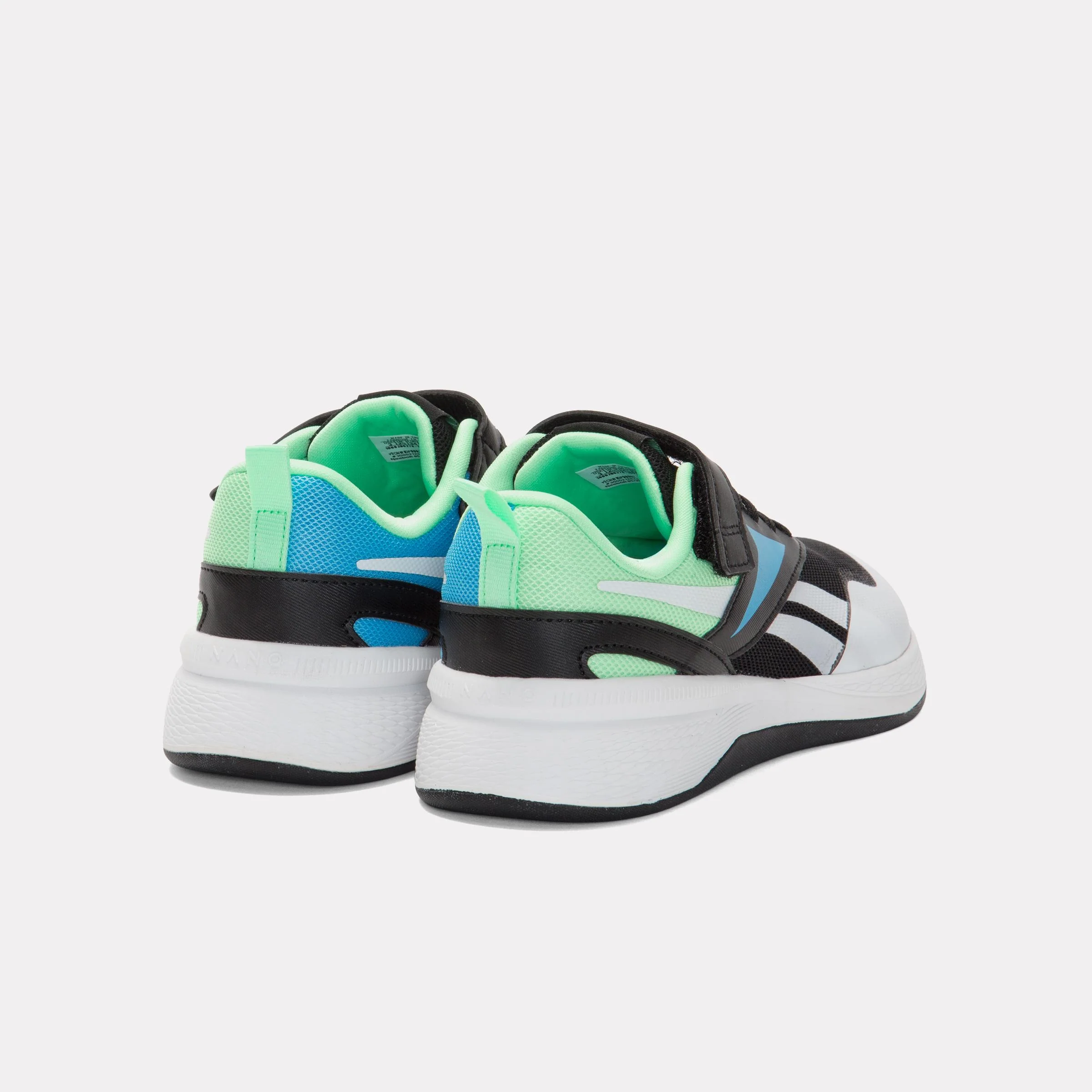 Reebok Footwear Kids Nano Play Shoes - Pre-School BLACK/GREENGLOW/FUTURECYAN - Image 4