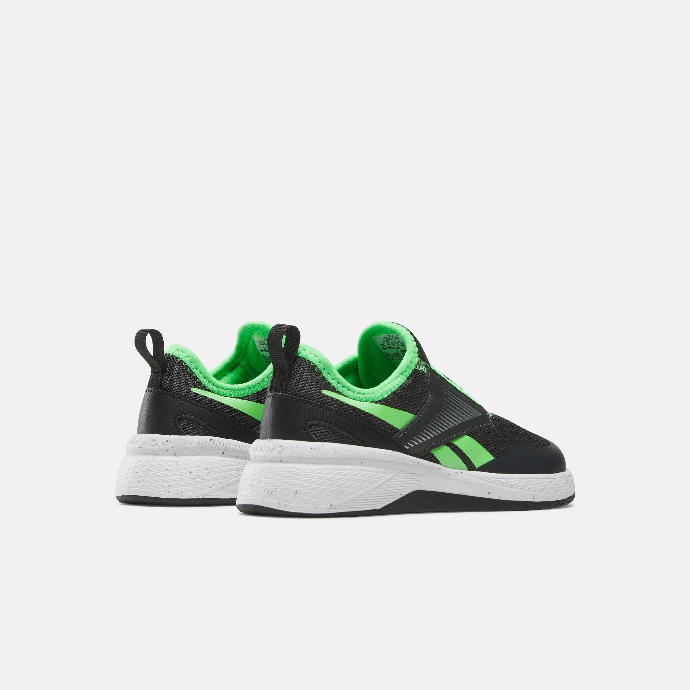 Reebok Footwear Kids Nano Play Slip-On Shoes - Preschool GREY6/BLACK/SOLARLIME - Image 3