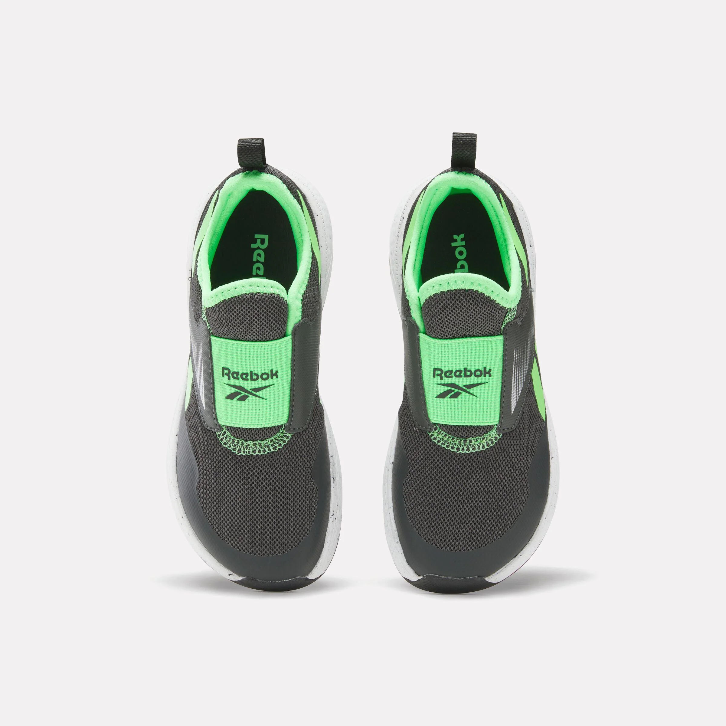 Reebok Footwear Kids Nano Play Slip-On Shoes - Preschool GREY6/BLACK/SOLARLIME - Image 5