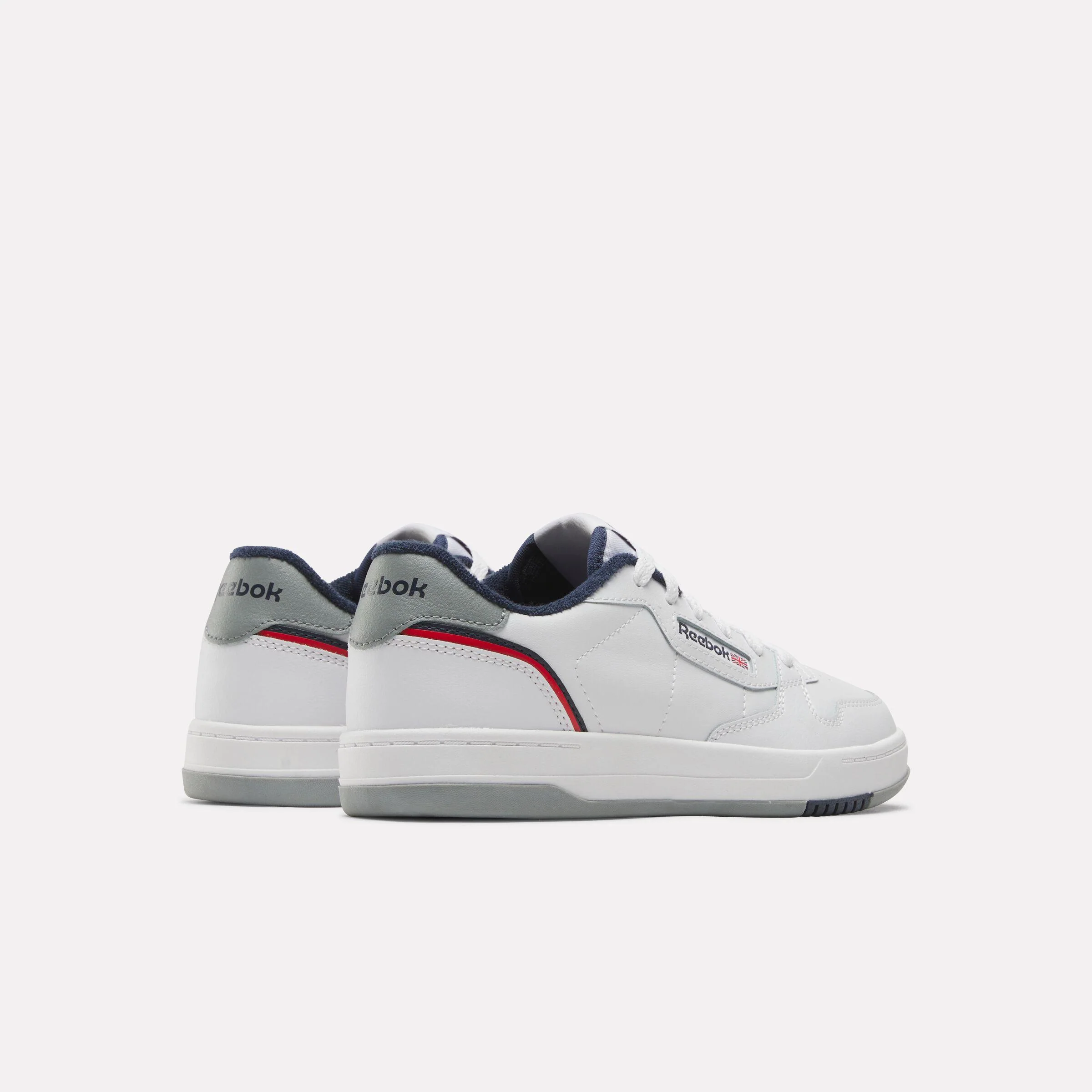 Reebok Footwear Kids Phase Court Shoes - Grade School WHITE/GREY2/VECTORNAVY - Image 3