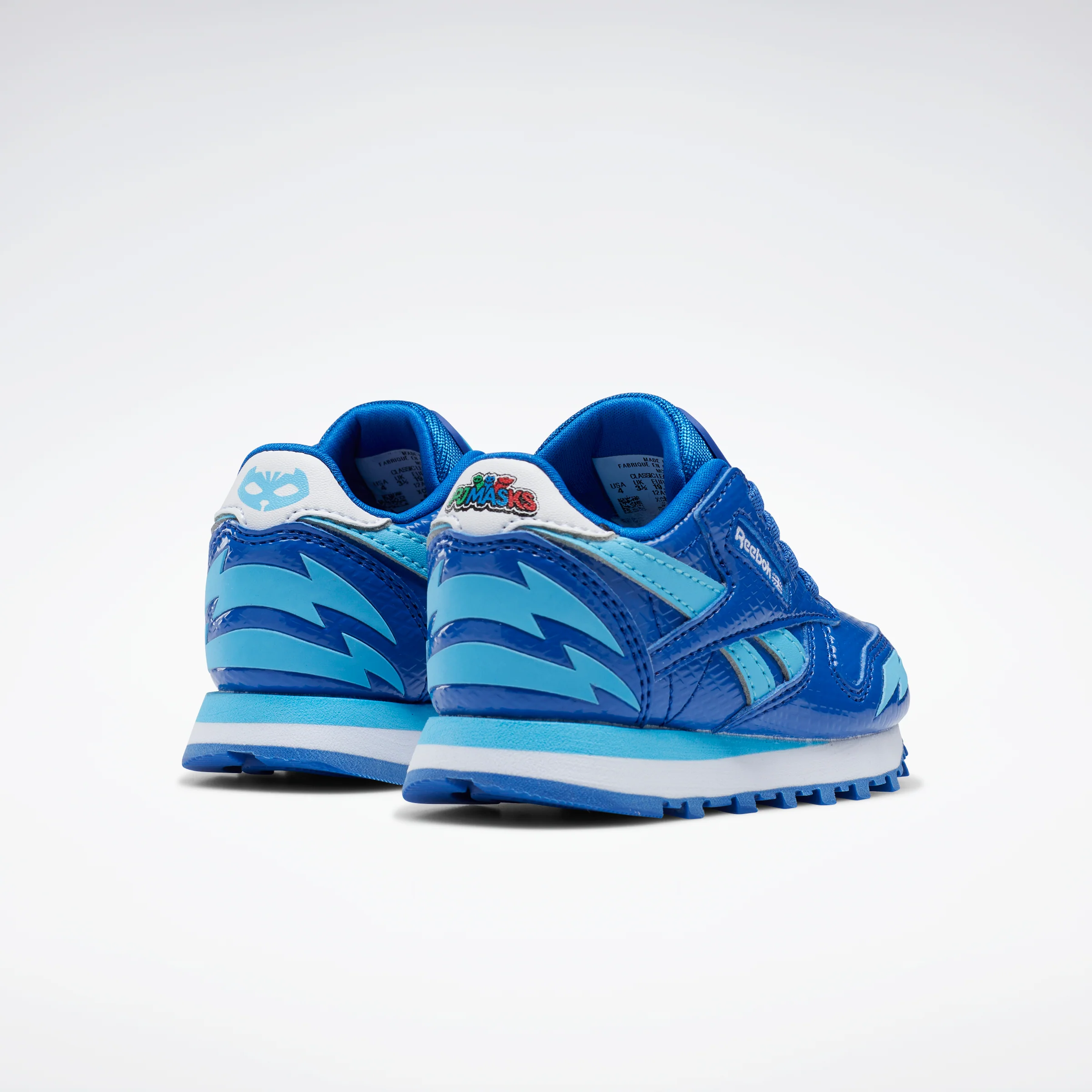 Reebok Footwear Kids Pj Masks Classic Leather Shoes Infant Vecblu/Blubli/Ftwwht - Image 4