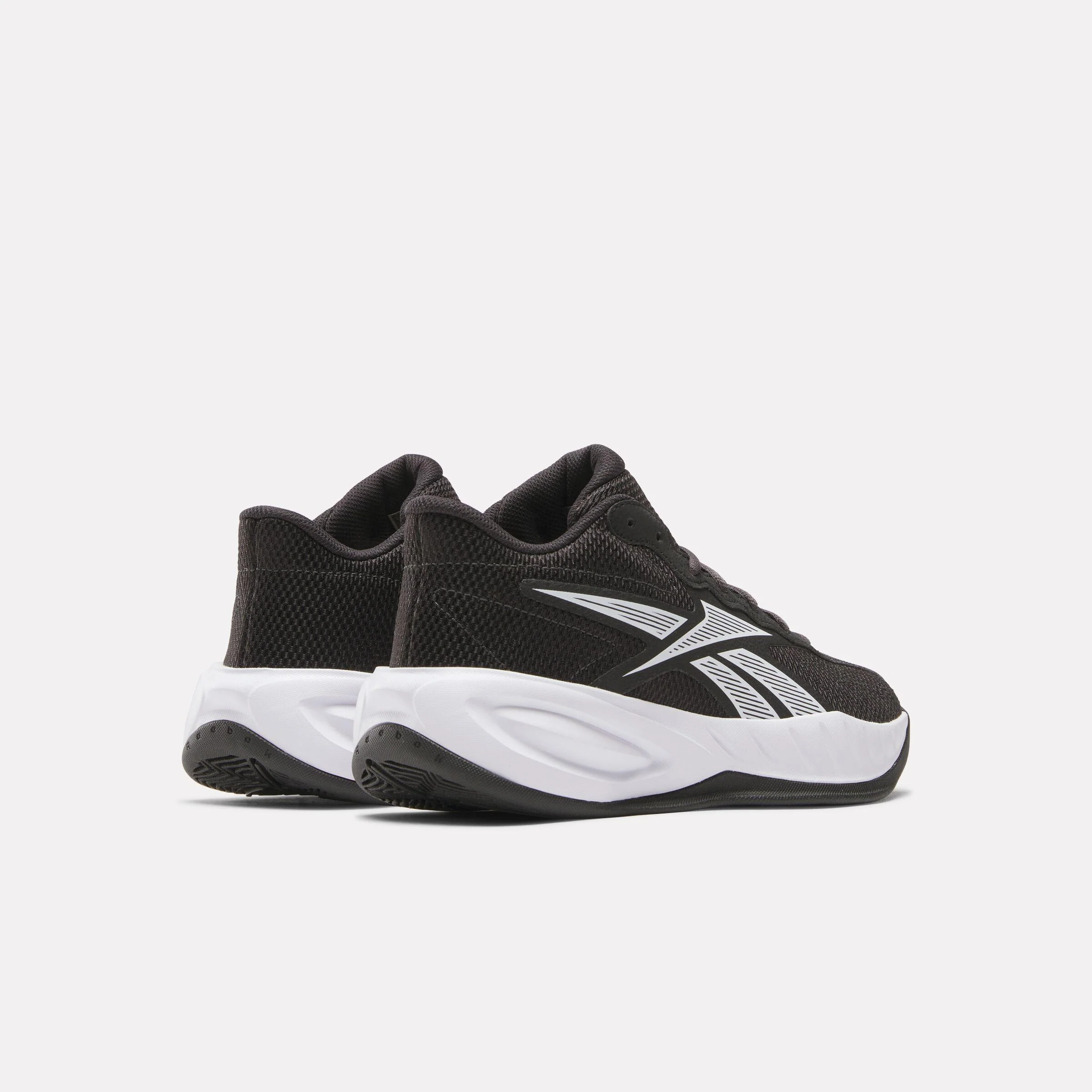 Reebok Footwear Kids Press Basketball Shoes - Grade School CORE BLACK/WHITE/WASHED BLACK - Image 3