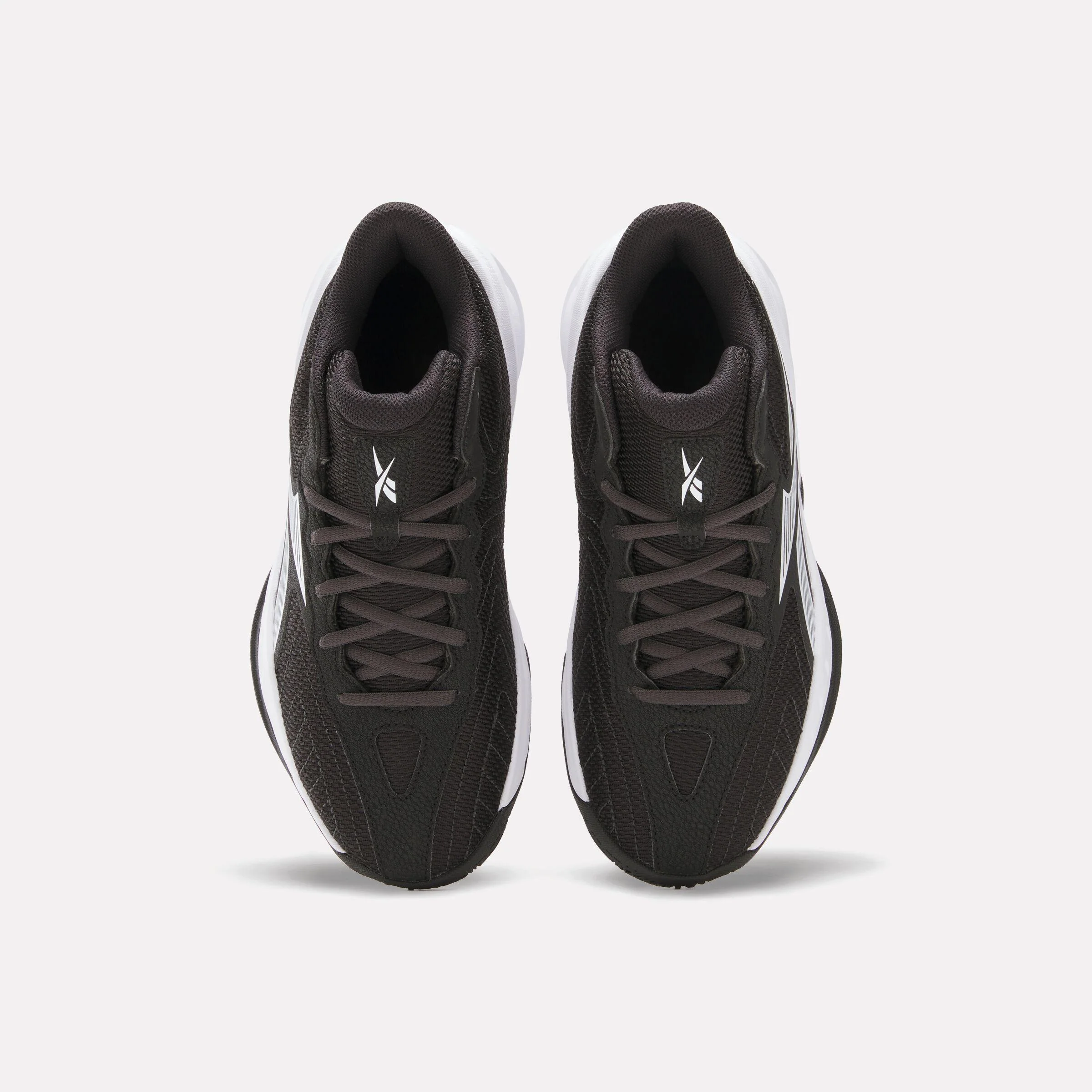 Reebok Footwear Kids Press Basketball Shoes - Grade School CORE BLACK/WHITE/WASHED BLACK - Image 5