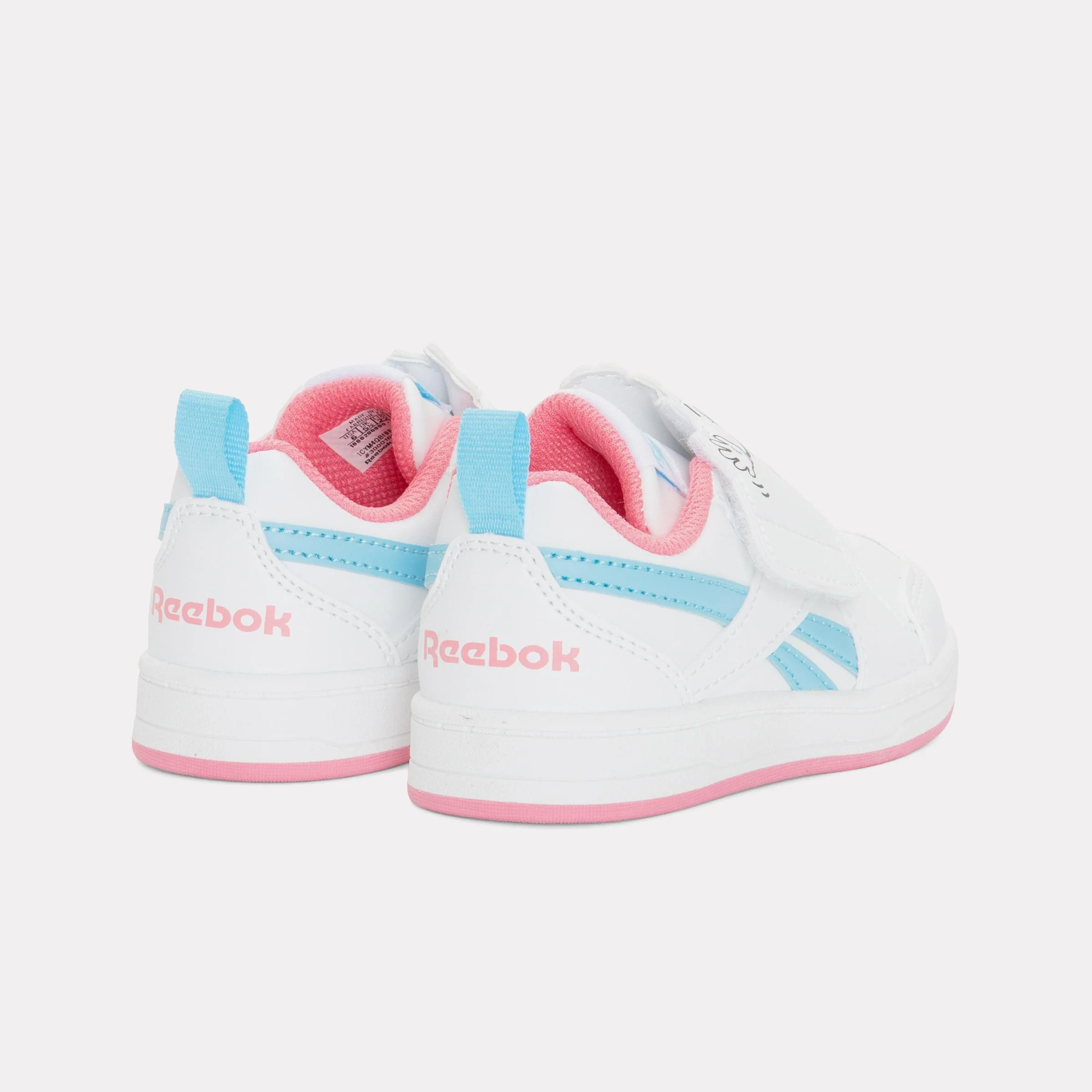 Reebok Footwear Kids Prime Snug Shoes – Baby & Toddler WHITE/PASSIONPINK/DIGITALBLUE - Image 3