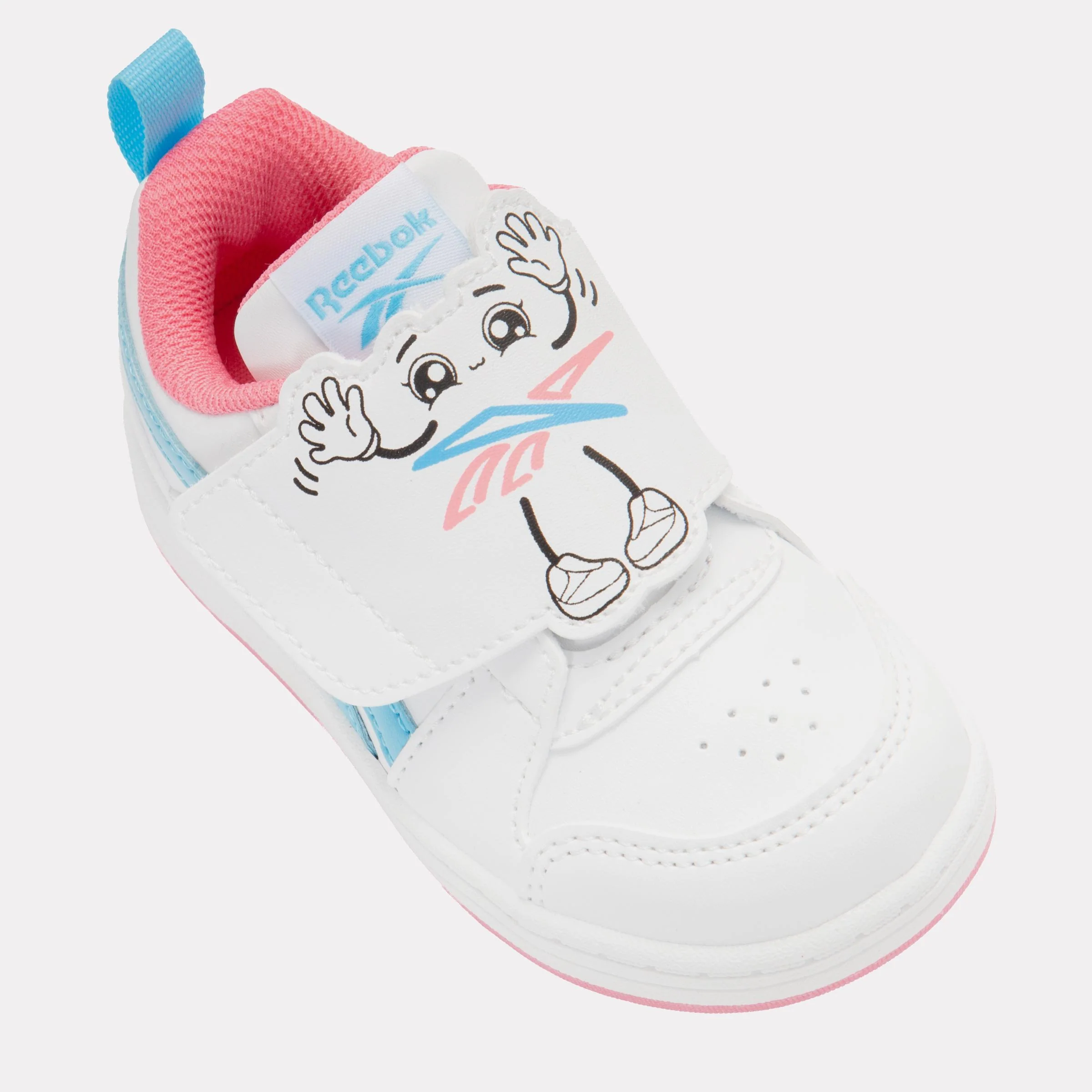 Reebok Footwear Kids Prime Snug Shoes – Baby & Toddler WHITE/PASSIONPINK/DIGITALBLUE - Image 6