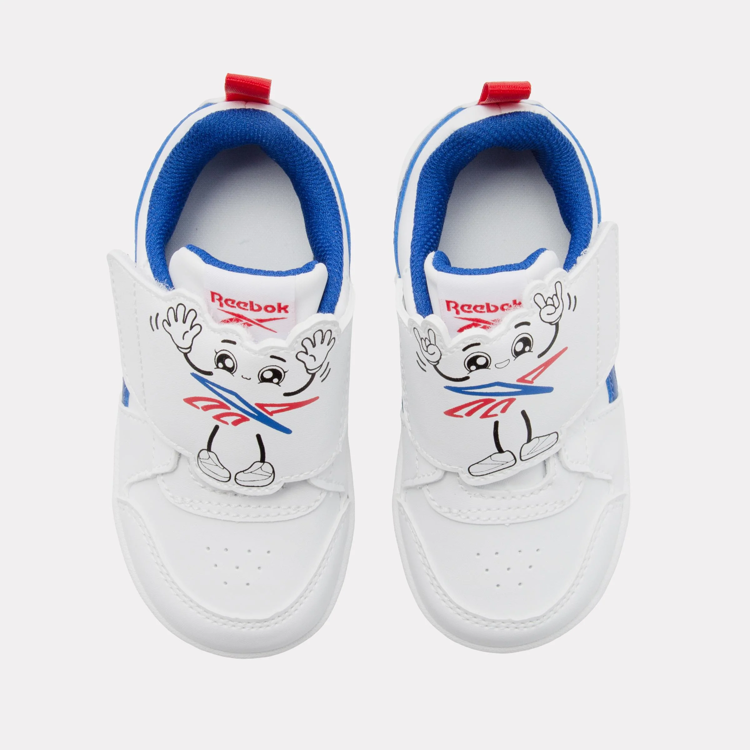 Reebok Footwear Kids Prime Snug Shoes – Baby & Toddler WHITE/VECTORBLUE/VECTORRED - Image 5