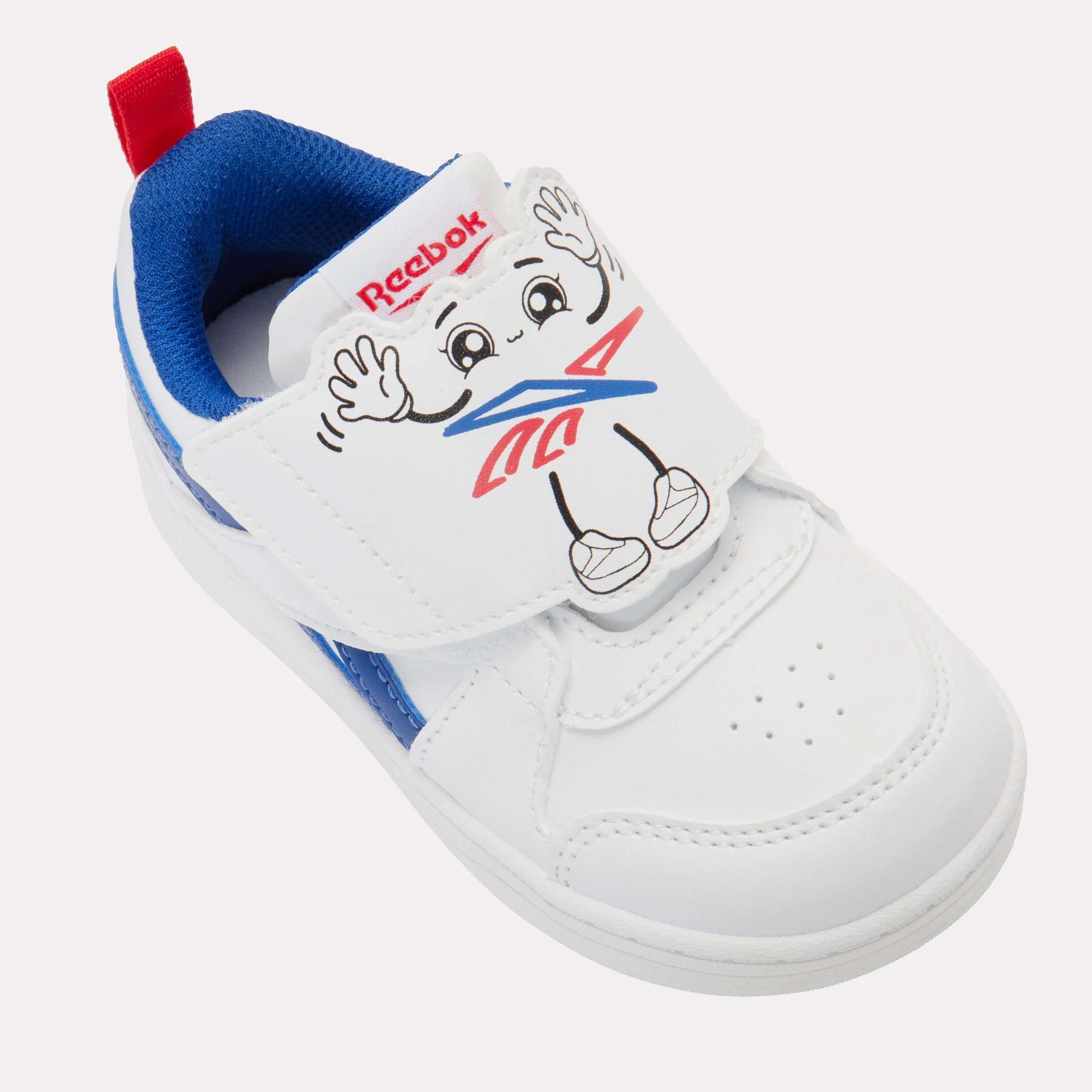 Reebok Footwear Kids Prime Snug Shoes – Baby & Toddler WHITE/VECTORBLUE/VECTORRED - Image 6