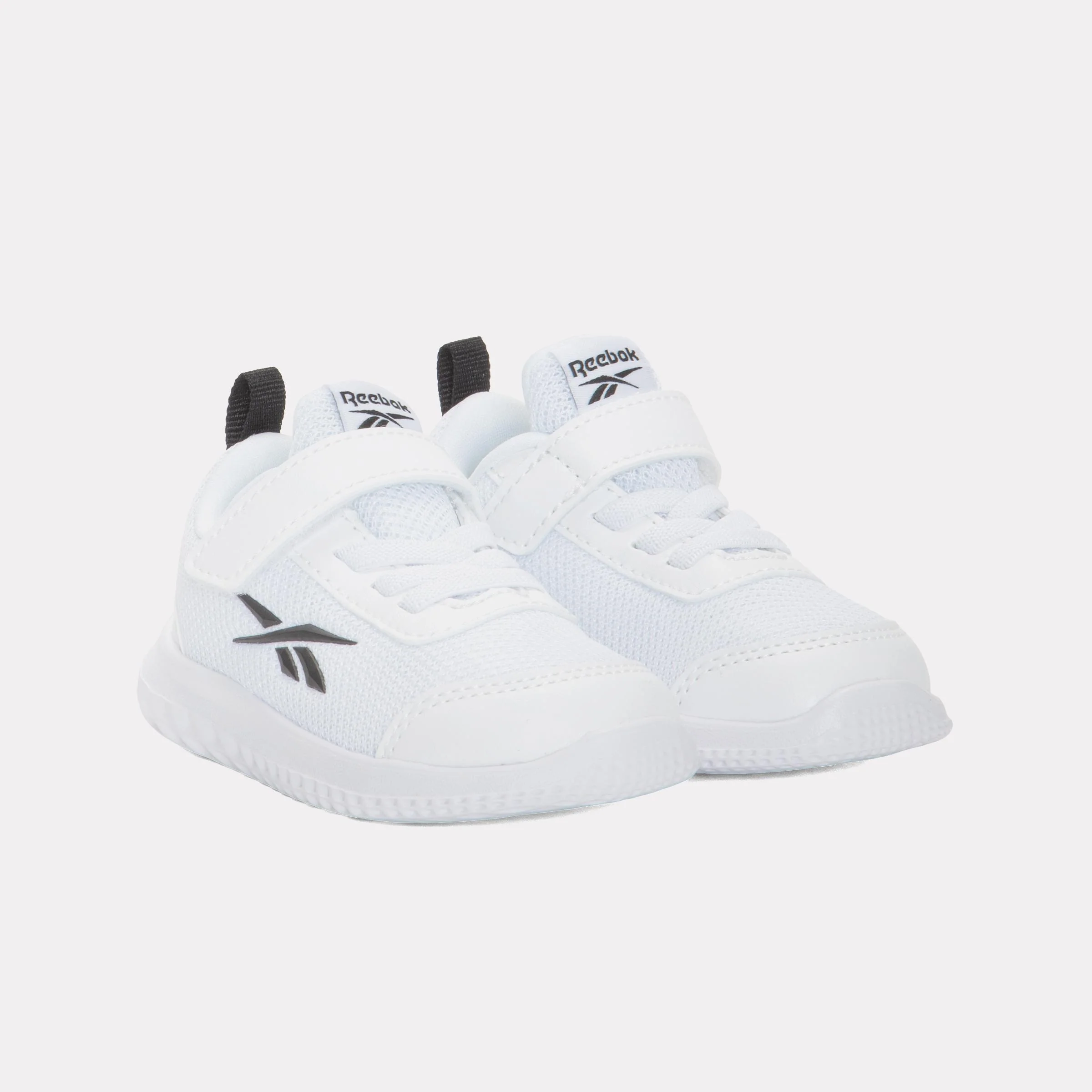 Reebok Footwear Kids Reebok Core Burst Shoes - Baby & Toddler WHITE/BLACK - Image 2