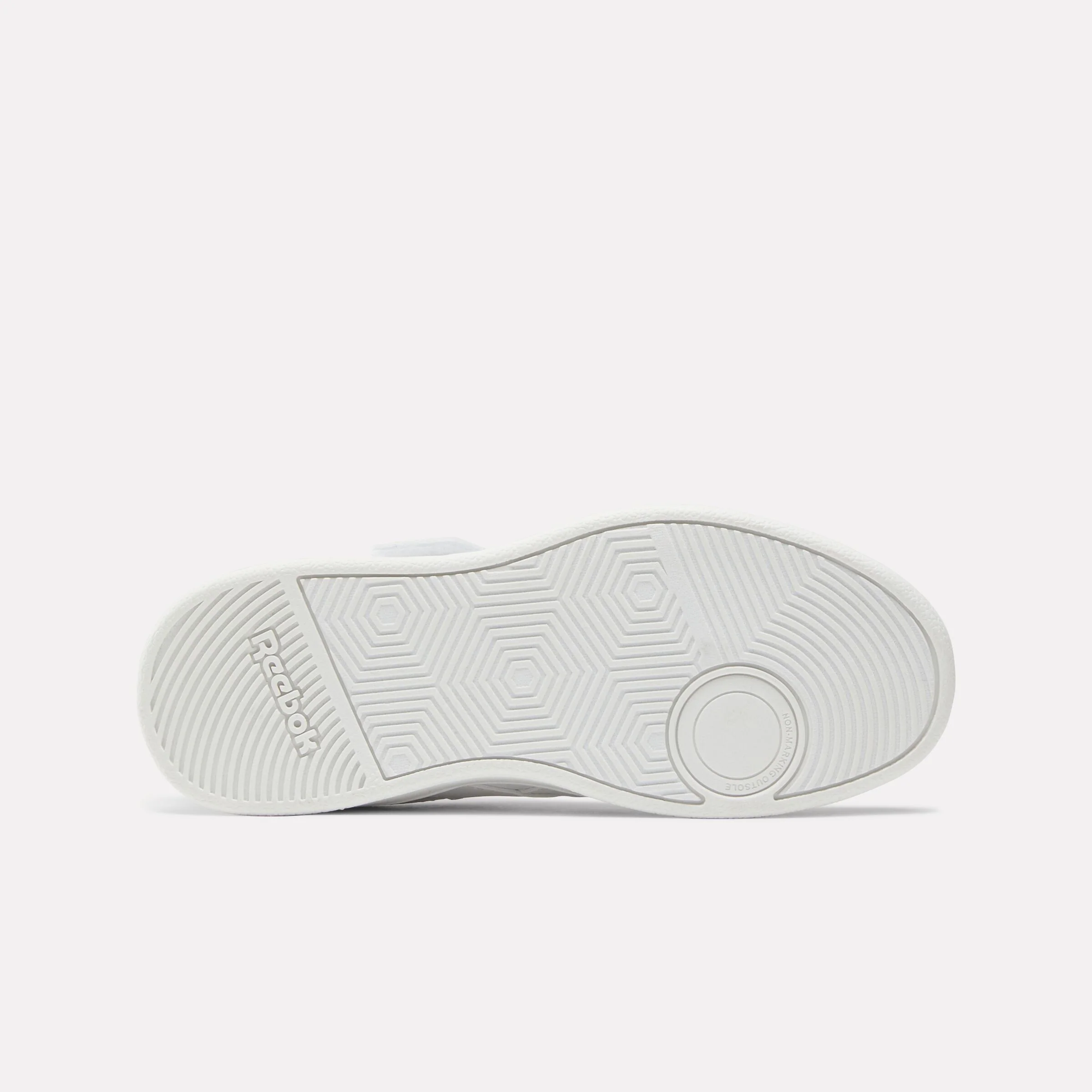 REEBOK FOOTWEAR KIDS REEBOK Court Advance Elastic and Top Strap Shoes - Preschool FTWRWHT/FTWRWHT/FTWRWHT - Image 3
