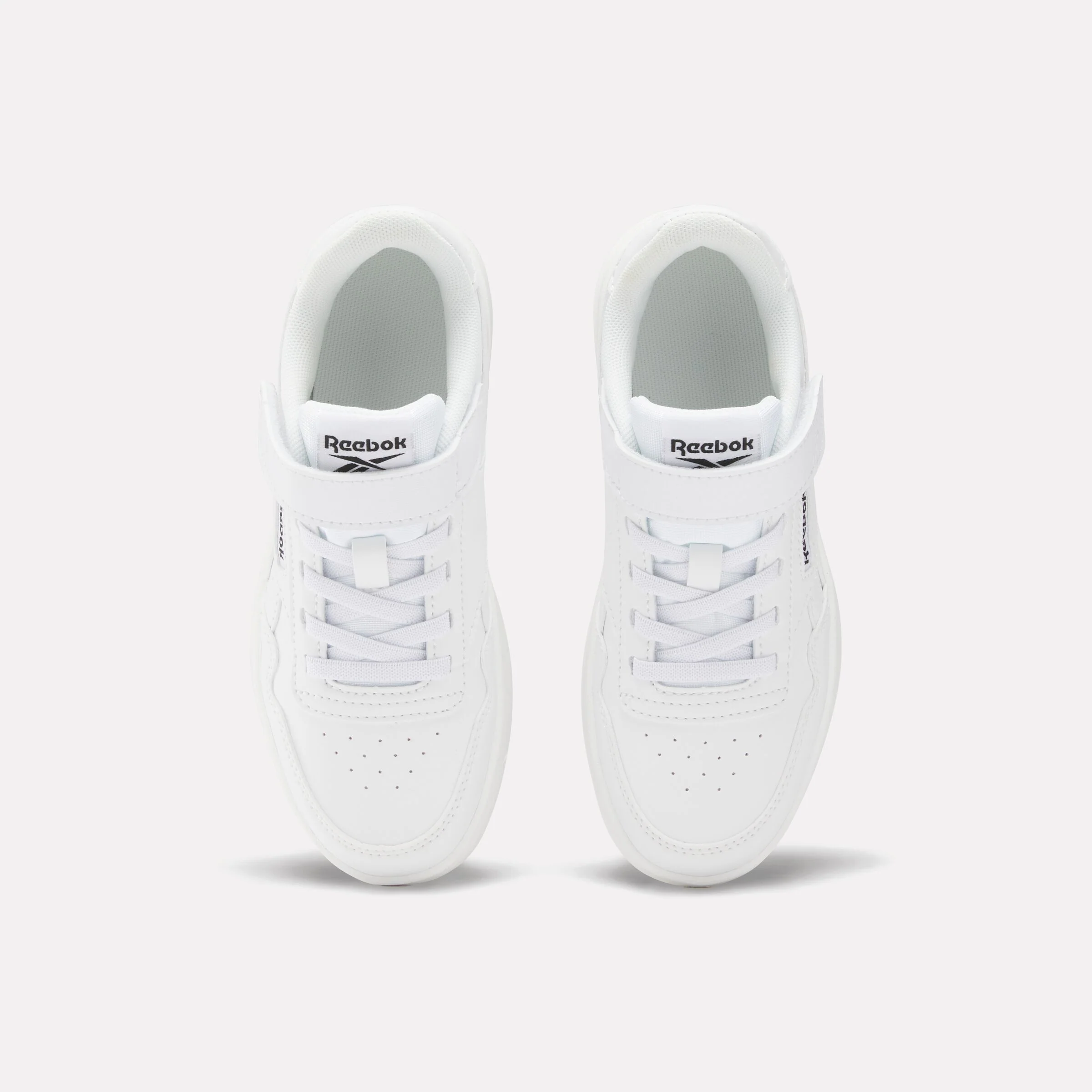 REEBOK FOOTWEAR KIDS REEBOK Court Advance Elastic and Top Strap Shoes - Preschool FTWRWHT/FTWRWHT/FTWRWHT - Image 4