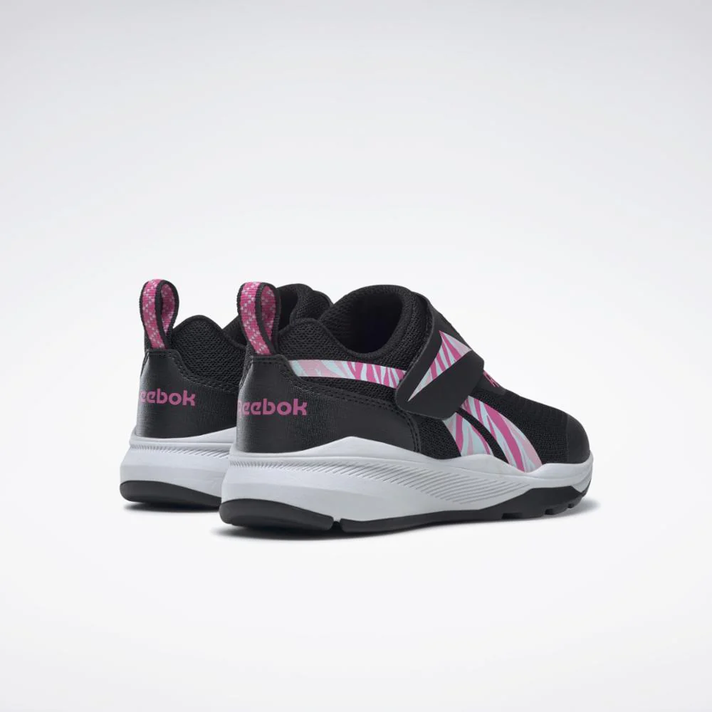 Reebok Footwear Kids Reebok Equal Fit Shoes - Preschool CBLACK/ATOPNK/FTWWHT - Image 4