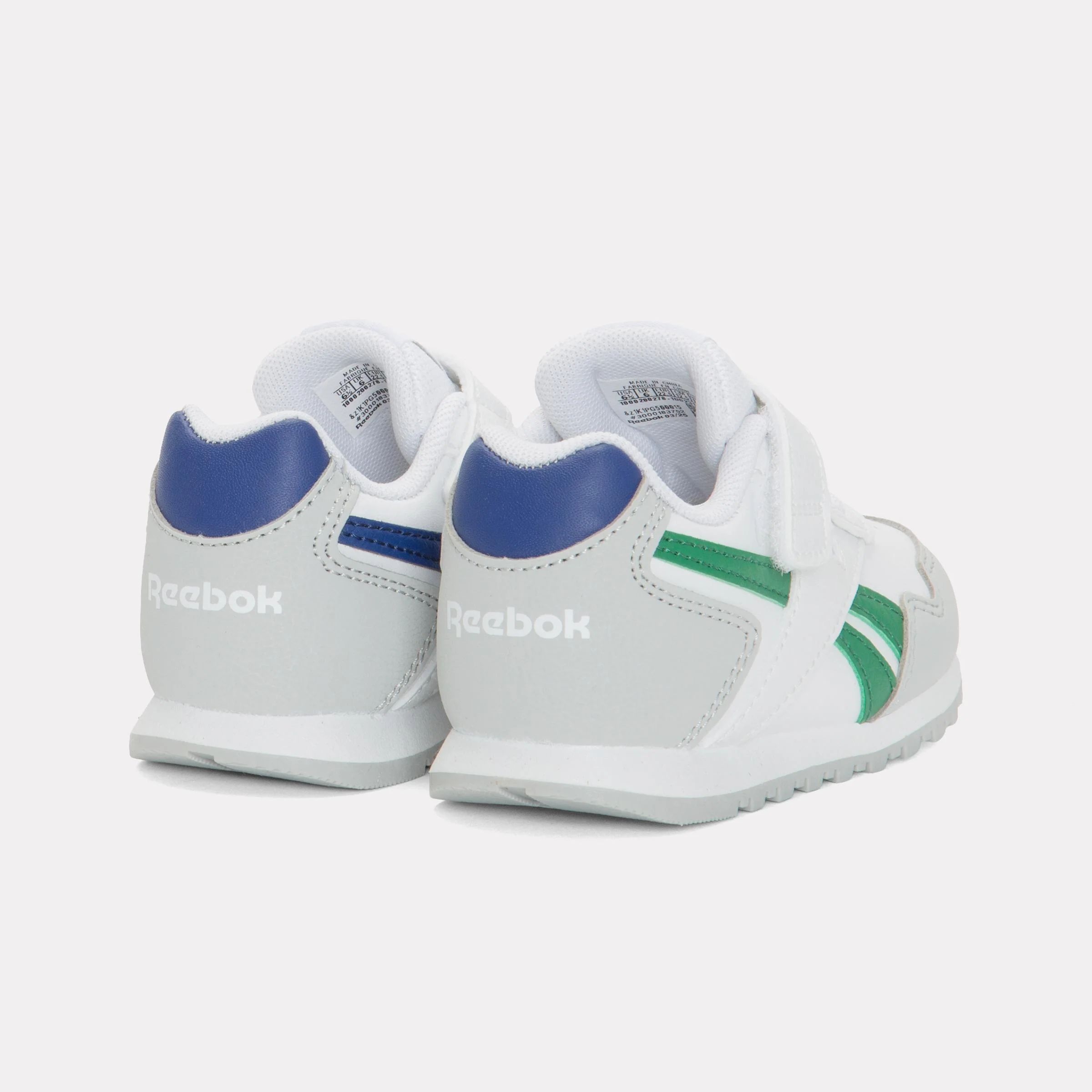 Reebok Footwear Kids Reebok Glide Shoes – Baby & Toddler WHITE/GREY1/CLASSICCOBALT - Image 3