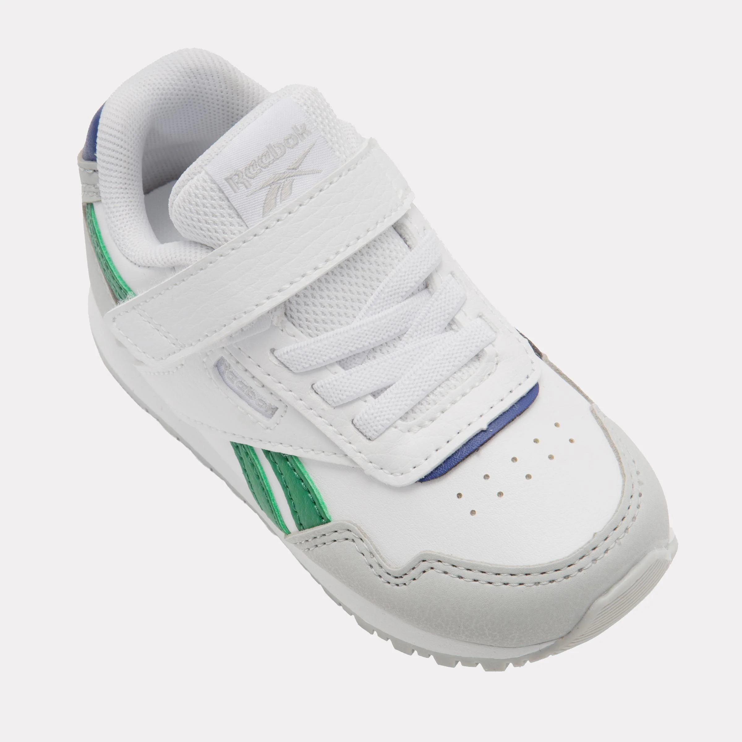 Reebok Footwear Kids Reebok Glide Shoes – Baby & Toddler WHITE/GREY1/CLASSICCOBALT - Image 6