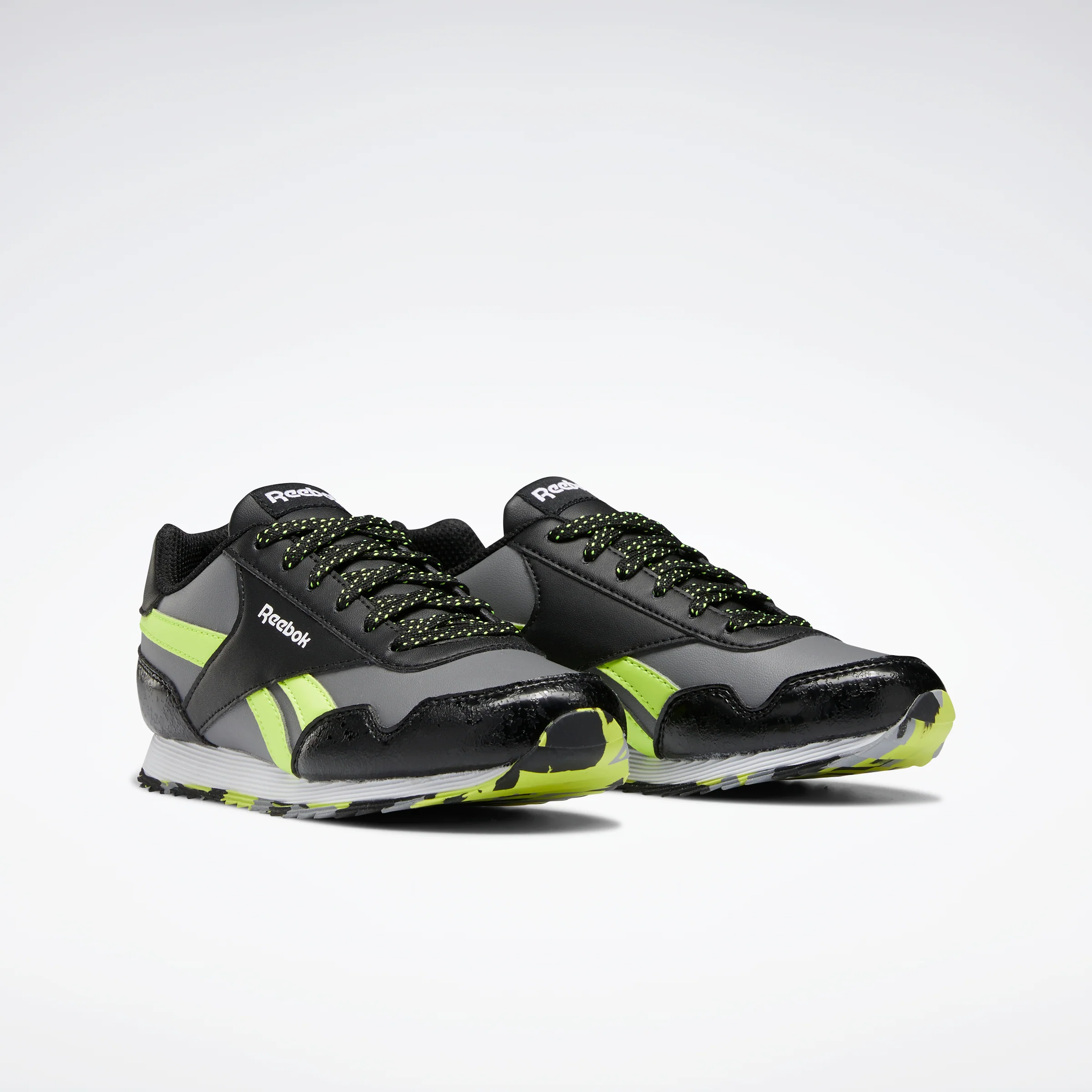 Reebok Footwear Kids Reebok Royal Classic Jogger 3 Shoes Child Cblack/Pugry5/Aciyel - Image 3