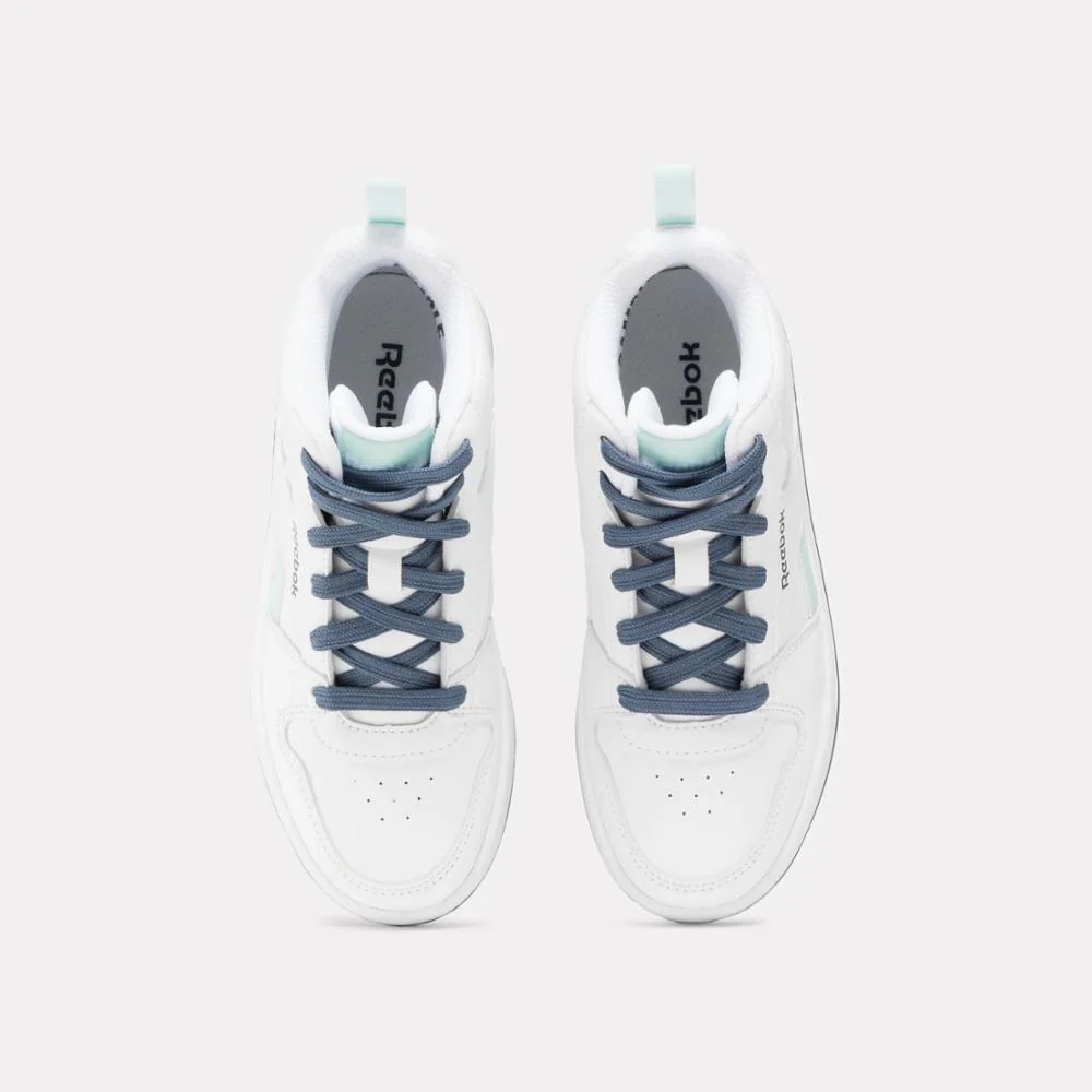 Reebok Footwear Kids Reebok Royal Prime Mid 2.0 Shoes - Pre-School FTWWHT/MIST/EACOBL - Image 5
