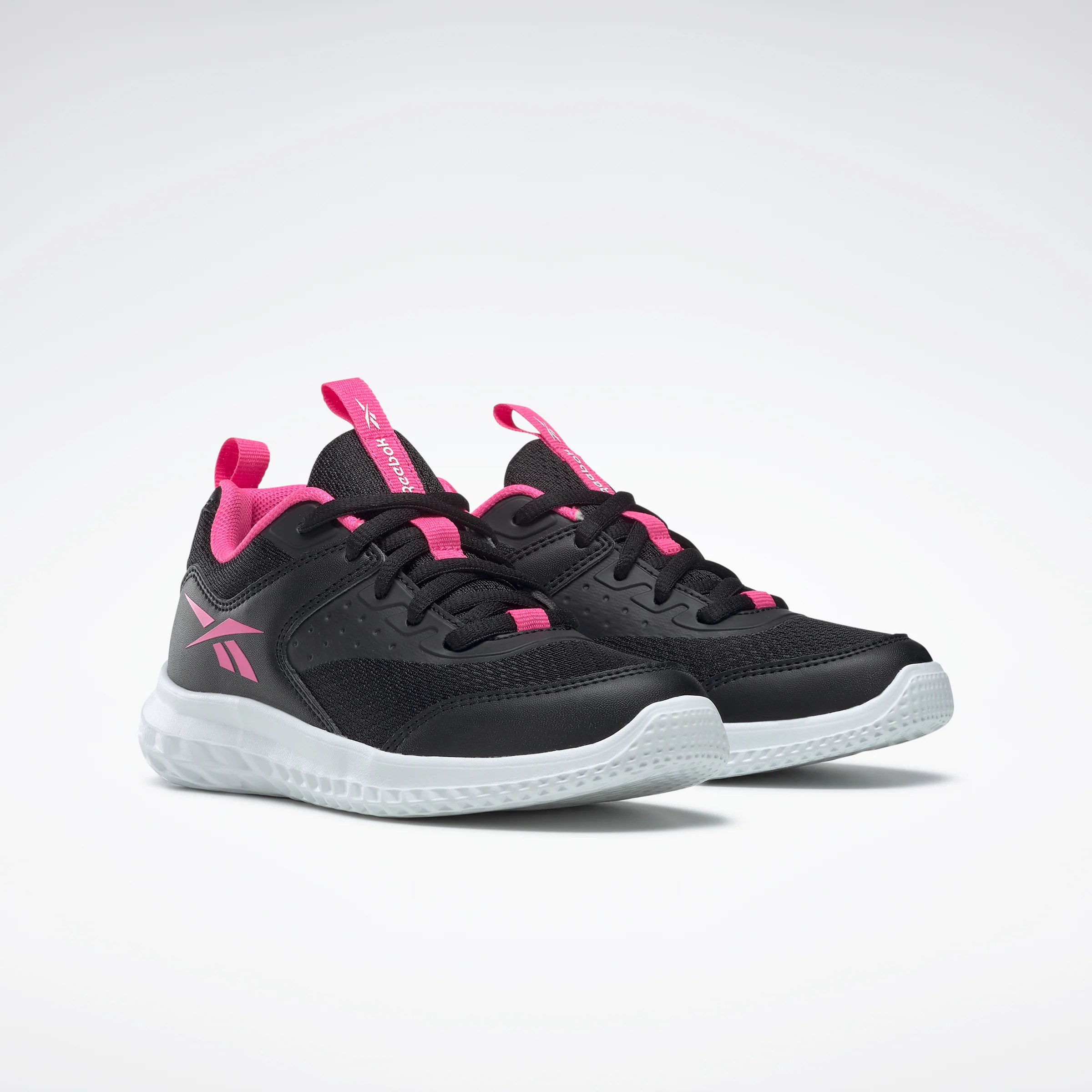 Reebok Footwear Kids Reebok Rush Runner 4 Shoes Child Cblack/Atopnk/Ftwwht - Image 3
